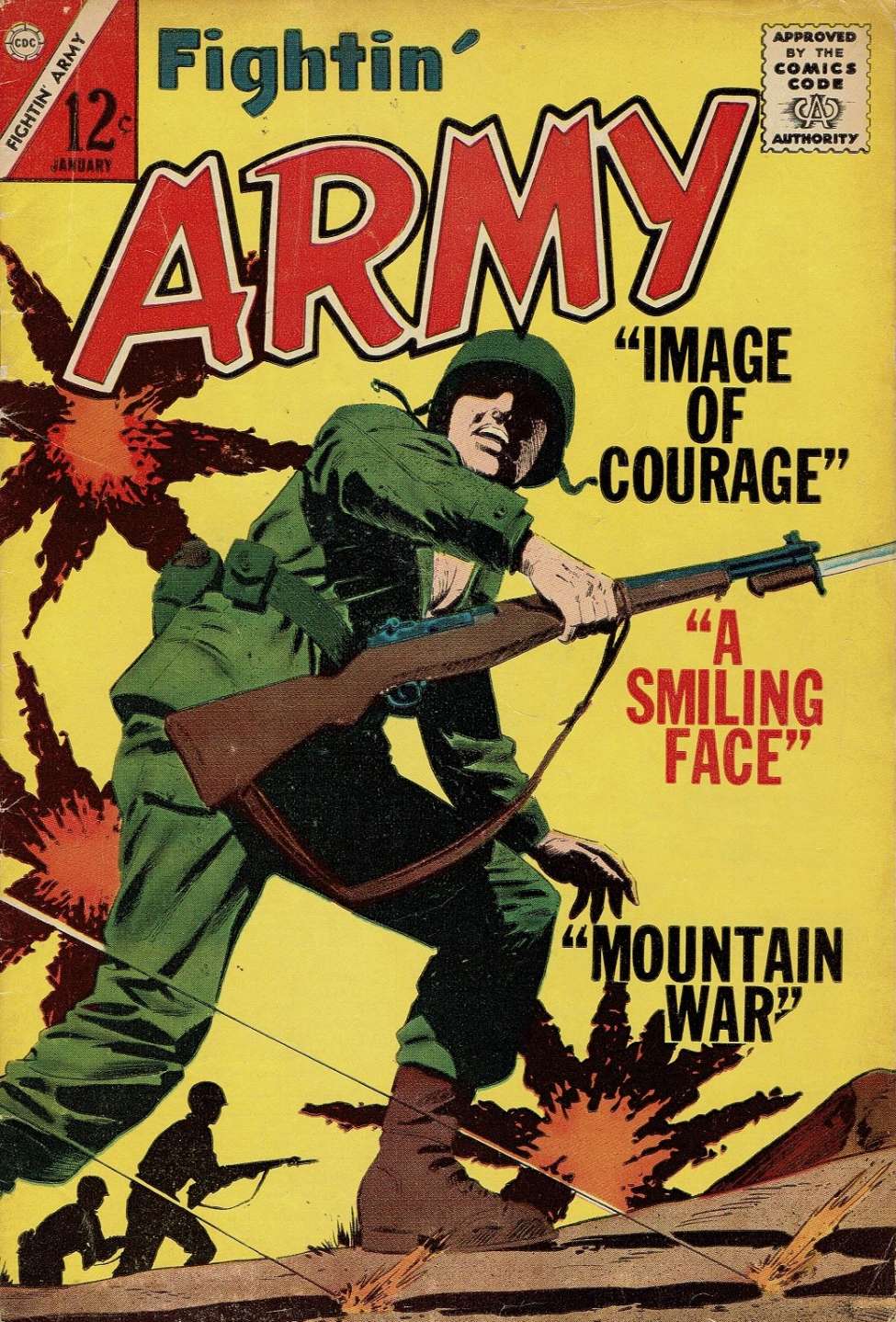 Comic Book Cover For Fightin' Army 56
