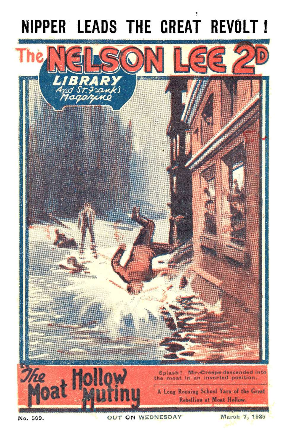 Comic Book Cover For Nelson Lee Library s1 509 - The Moat Hollow Mutiny
