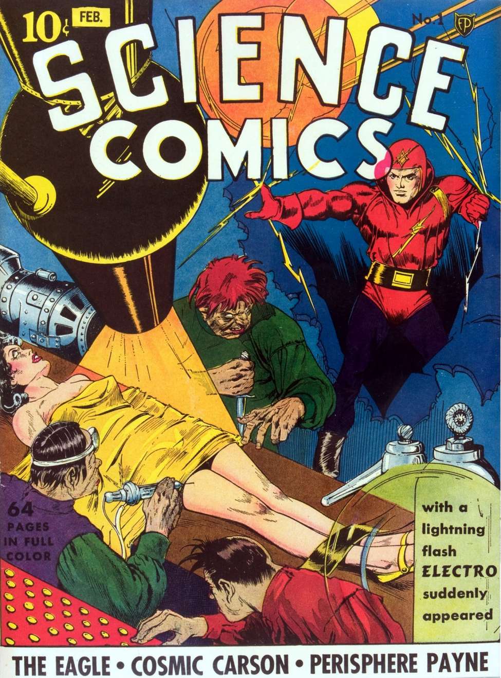 Comic Book Cover For Science Comics 1
