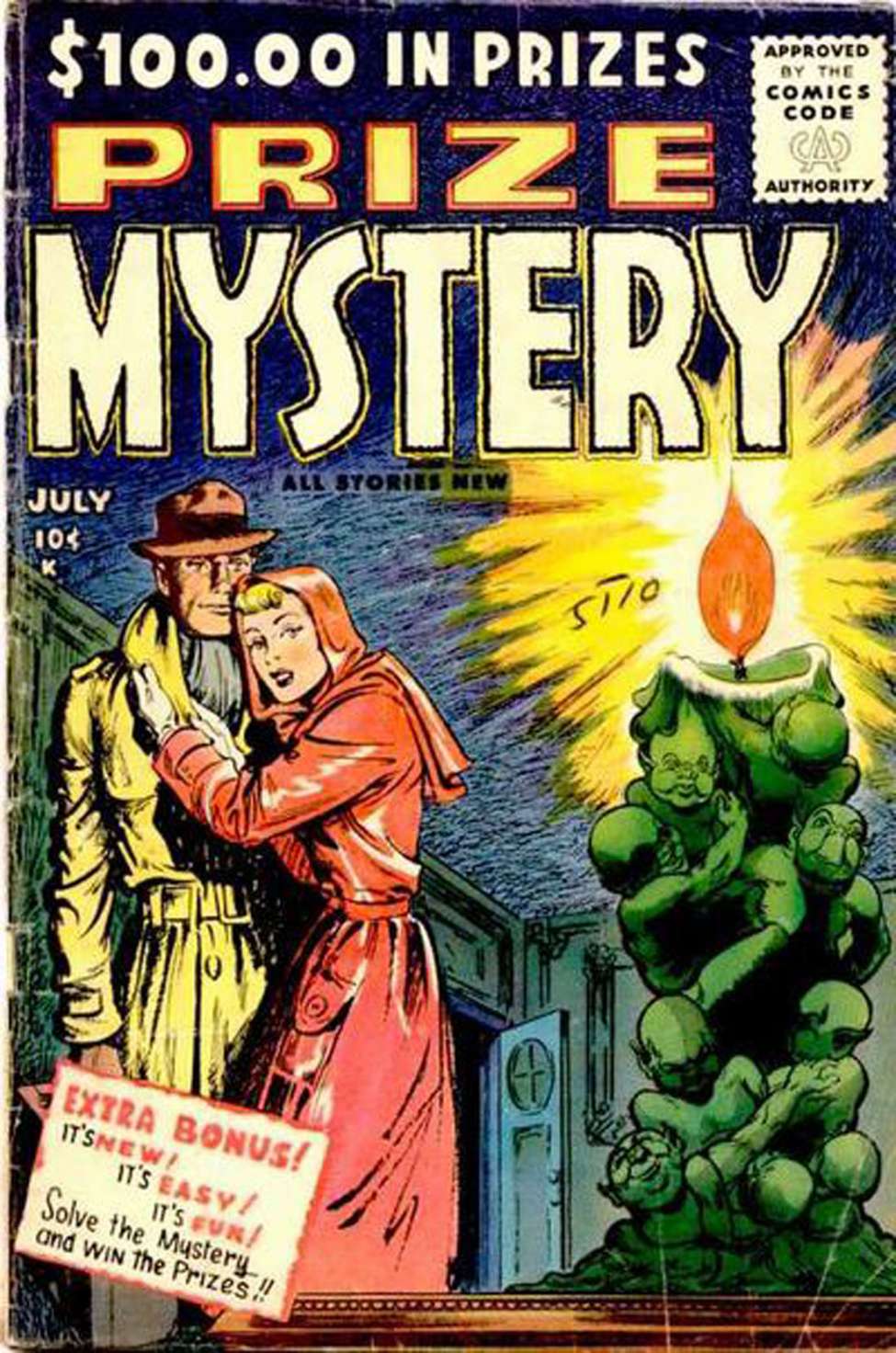 Comic Book Cover For Prize Mystery 2