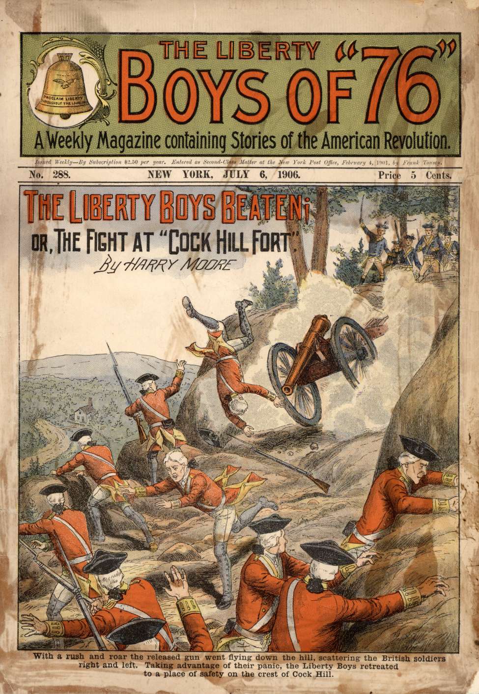 Book Cover For The Liberty Boys of 76 288 - The Liberty Boys Beaten