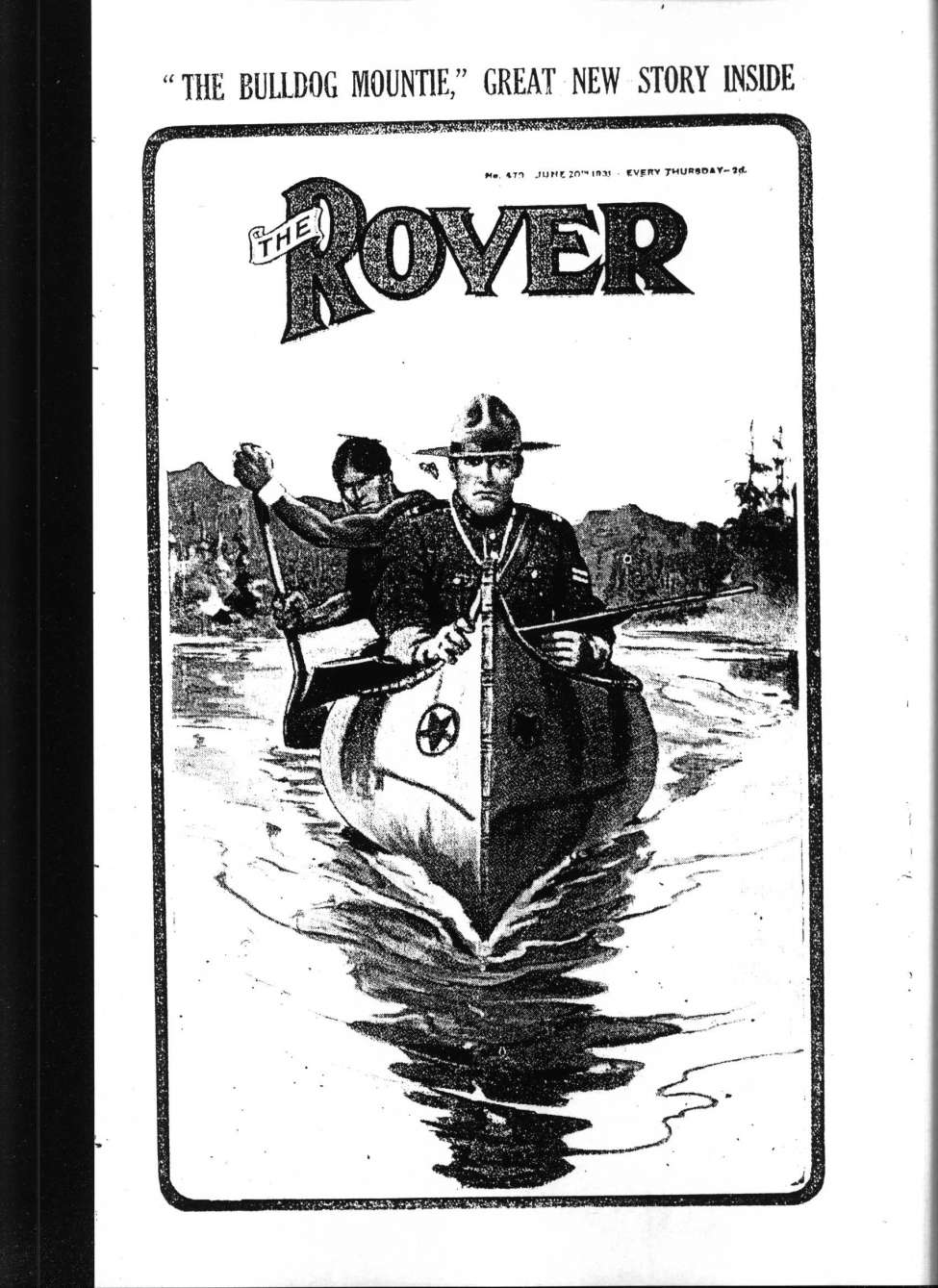 Comic Book Cover For The Rover 479