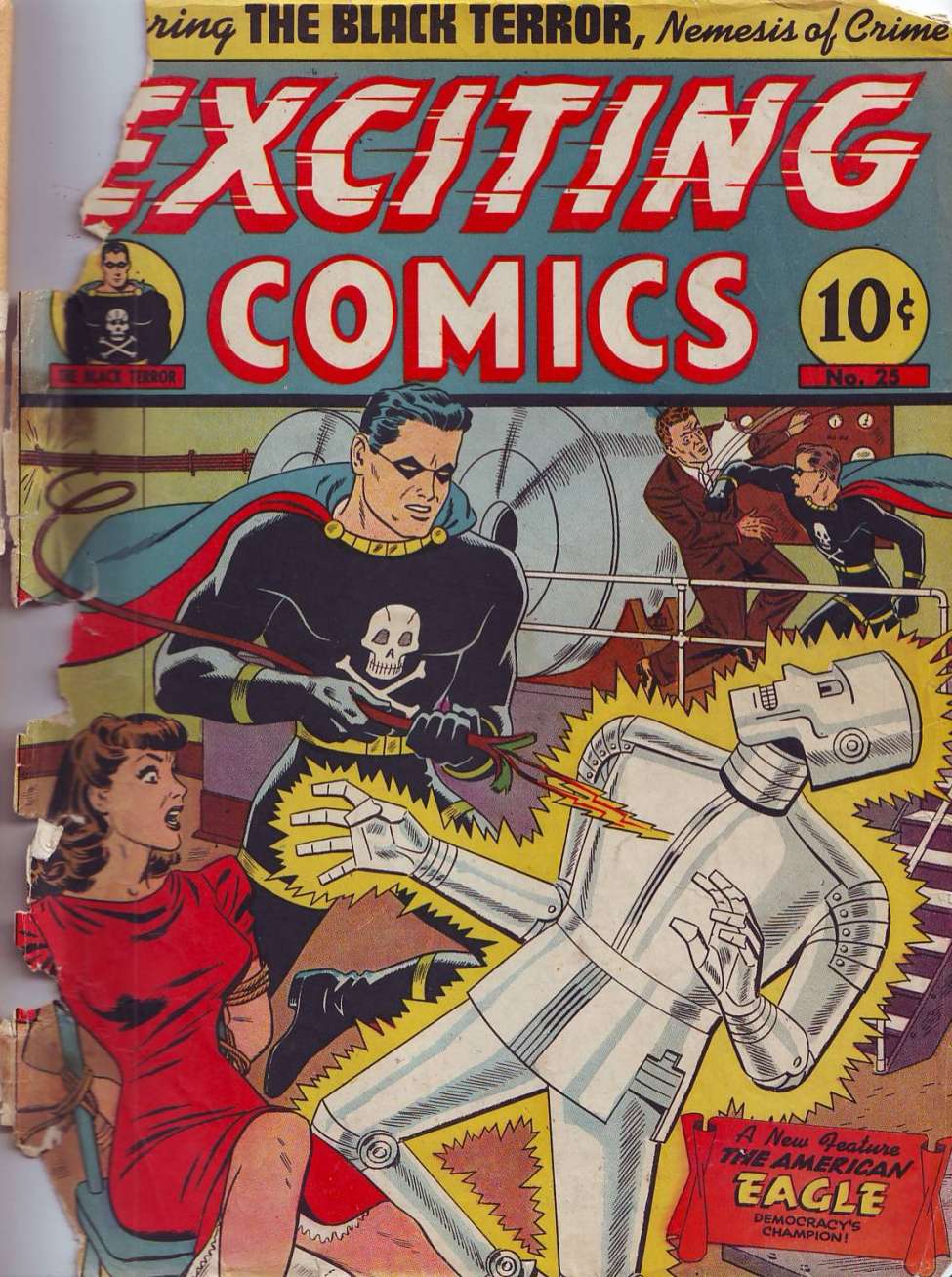 Book Cover For Exciting Comics 25