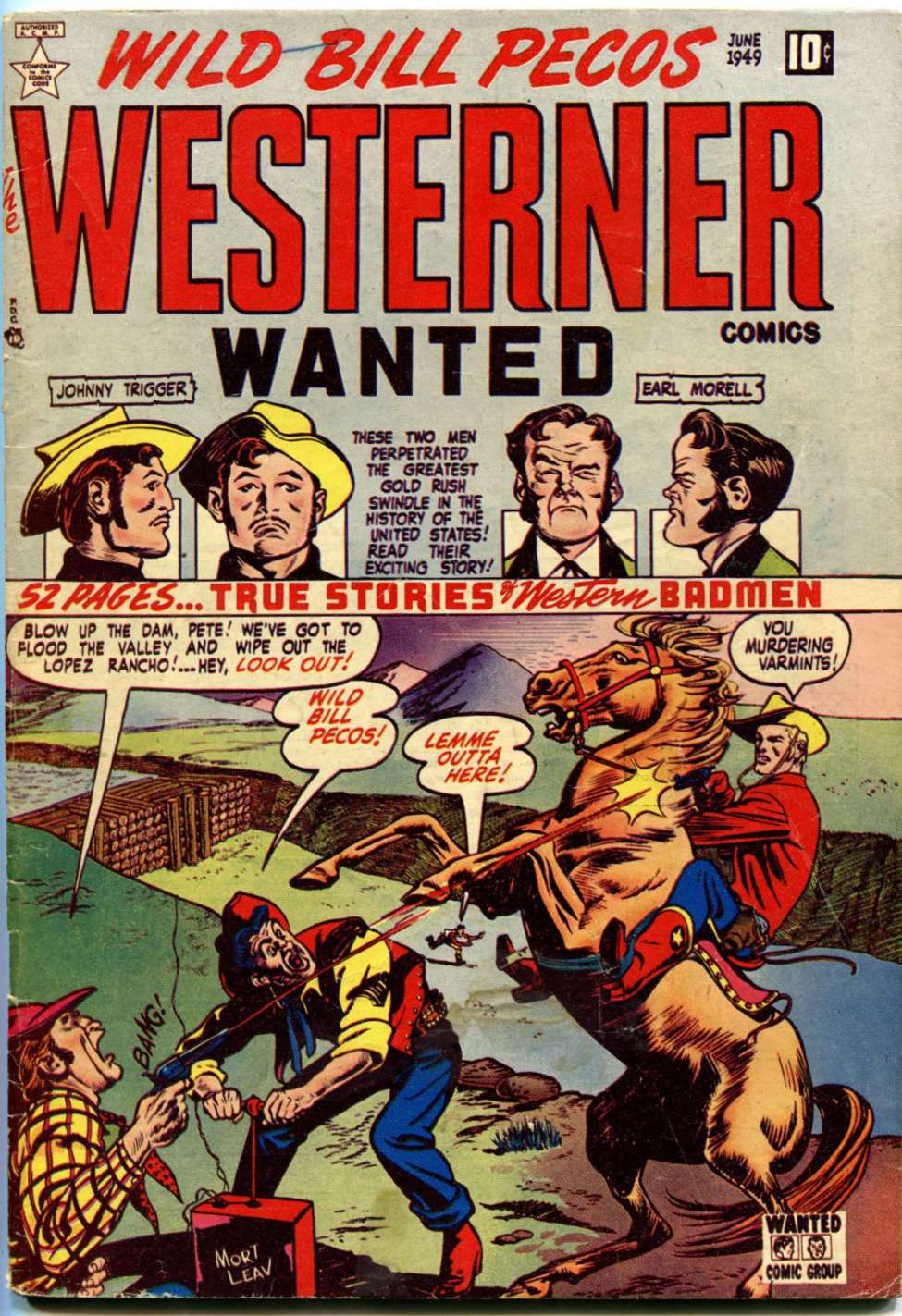 Comic Book Cover For The Westerner 21
