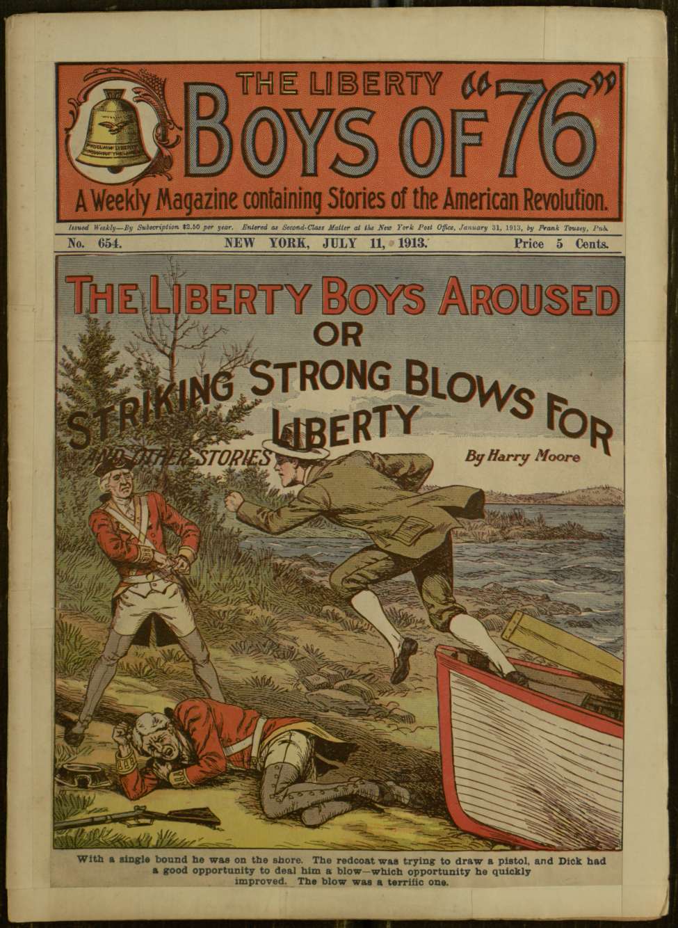 Book Cover For The Liberty Boys of 76 654 - The Liberty Boys Aroused