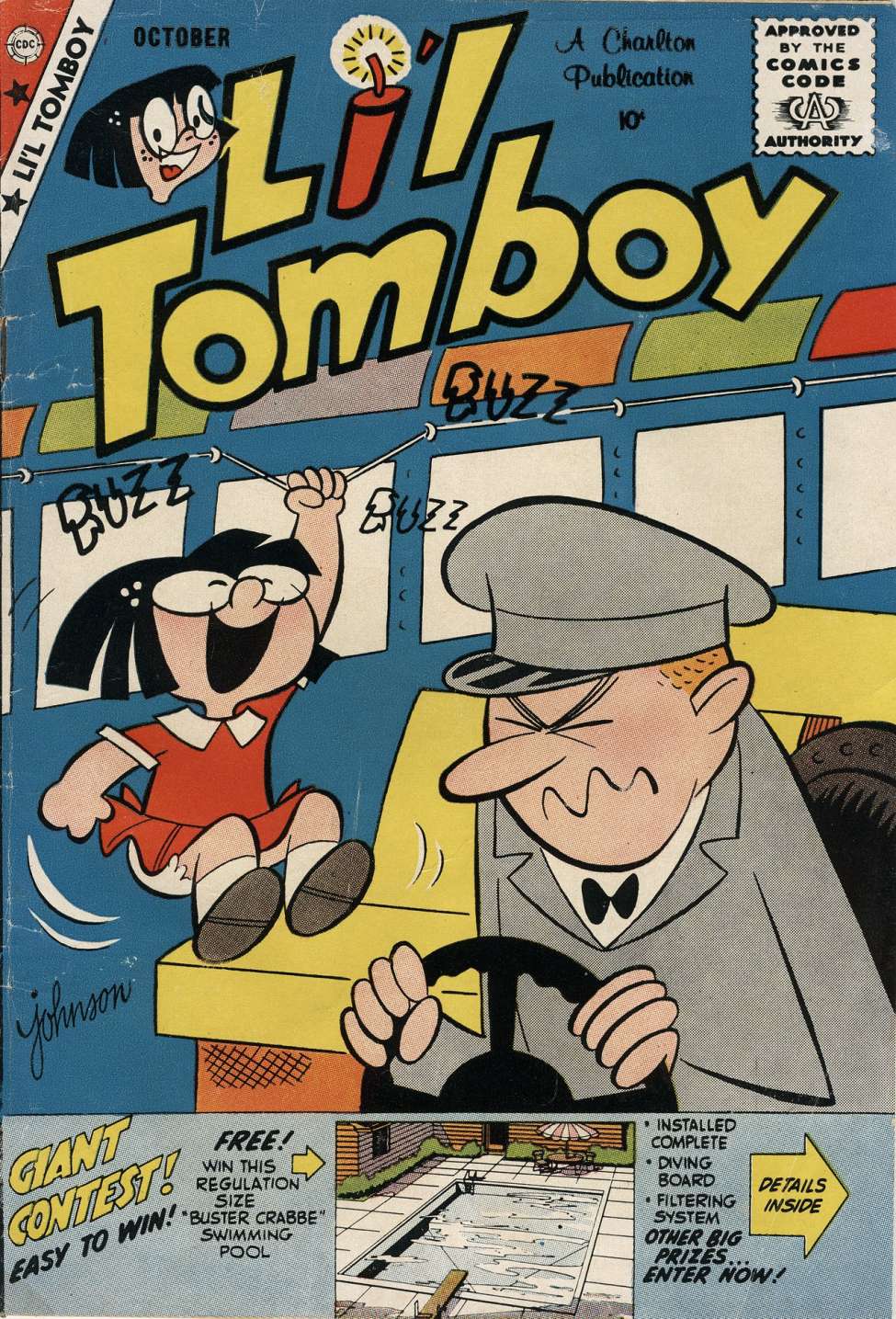 Comic Book Cover For Li'l Tomboy 106 (alt) - Version 3