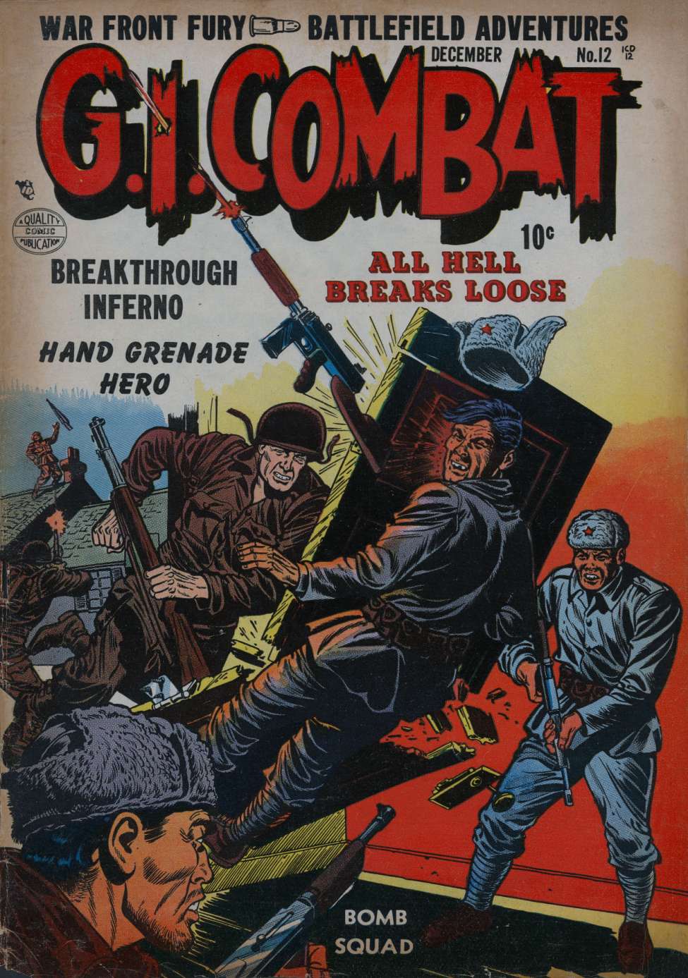 Comic Book Cover For G.I. Combat 12