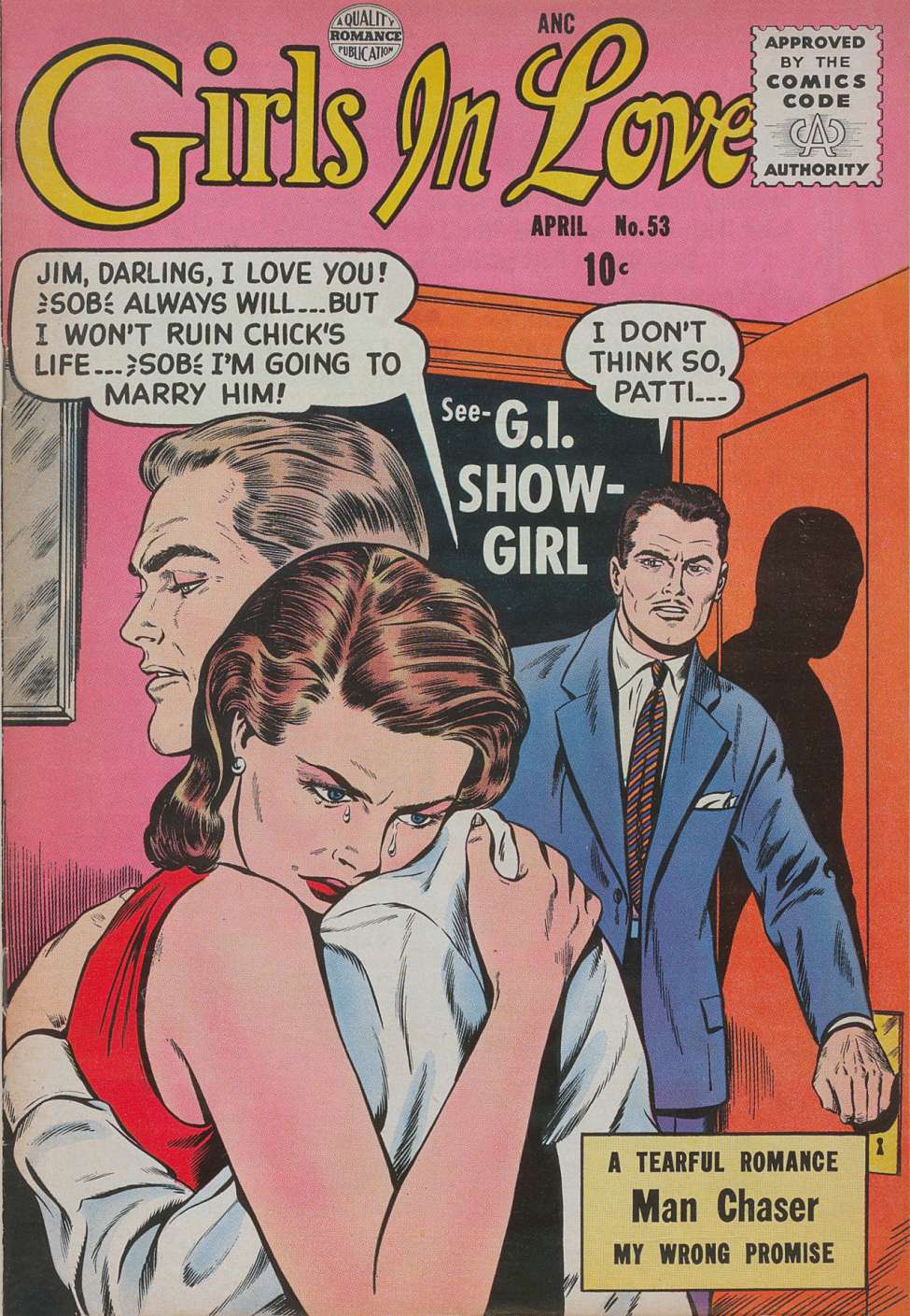 Comic Book Cover For Girls in Love 53