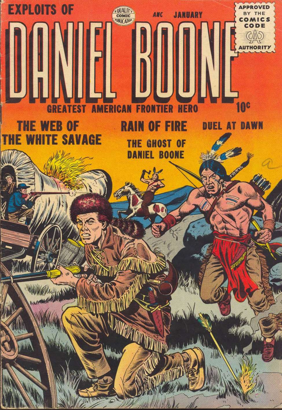 Comic Book Cover For Exploits of Daniel Boone 2
