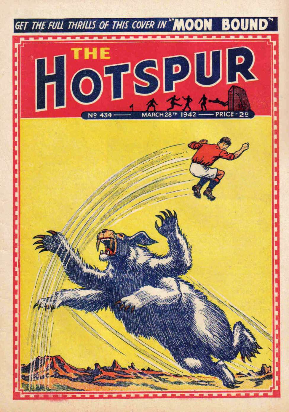Comic Book Cover For The Hotspur 434