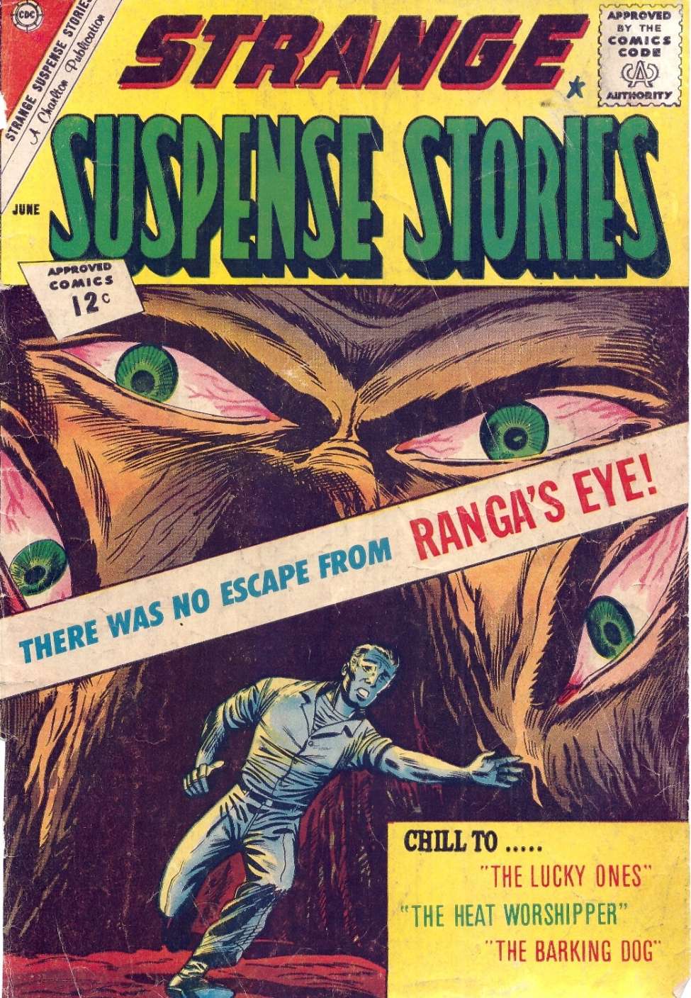 Comic Book Cover For Strange Suspense Stories 59