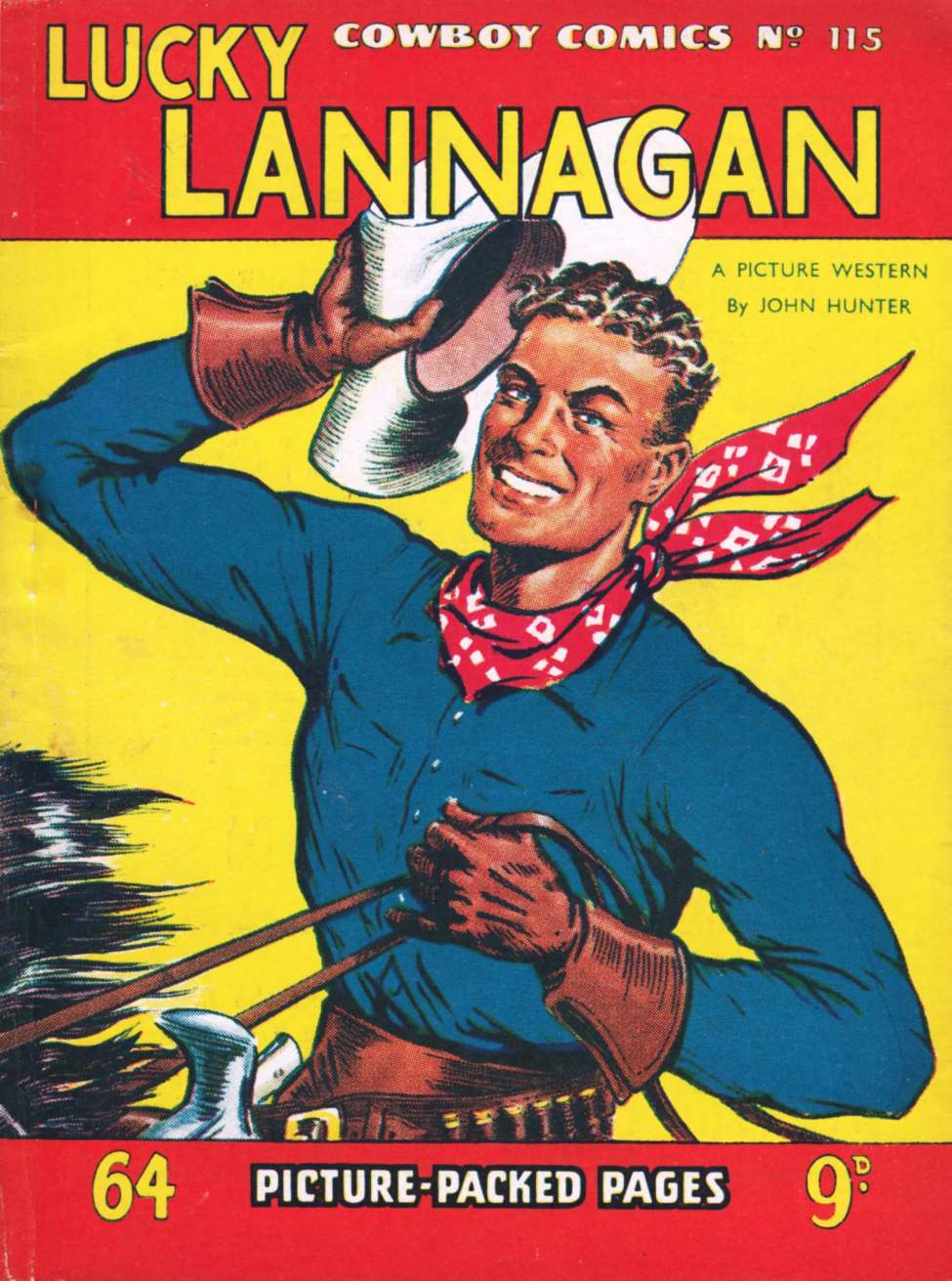 Book Cover For Cowboy Comics 115 - Lucky Lannagan