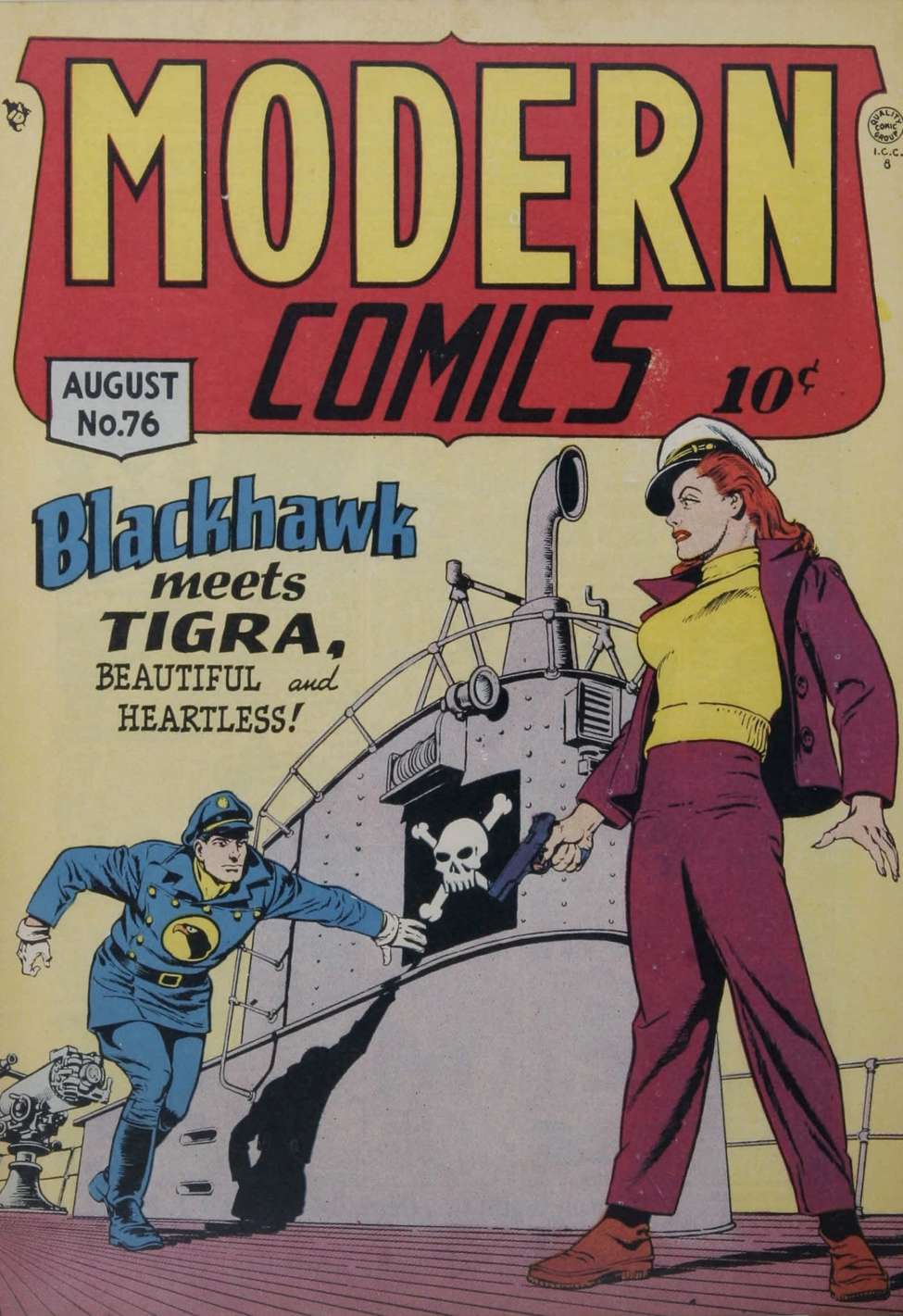Comic Book Cover For Modern Comics 76 - Version 1