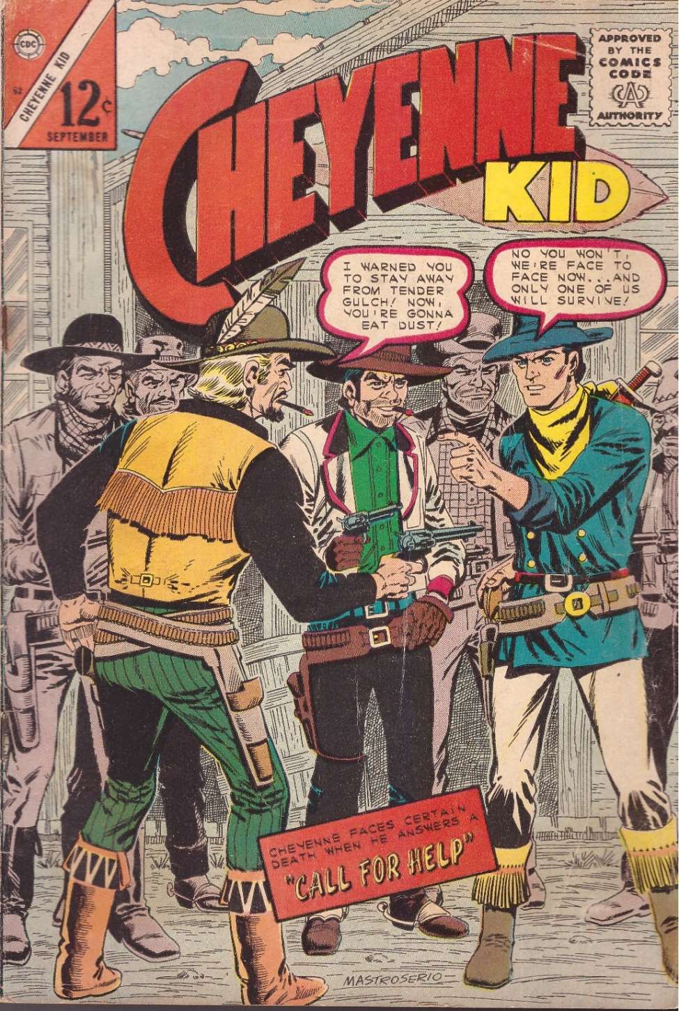 Comic Book Cover For Cheyenne Kid 52