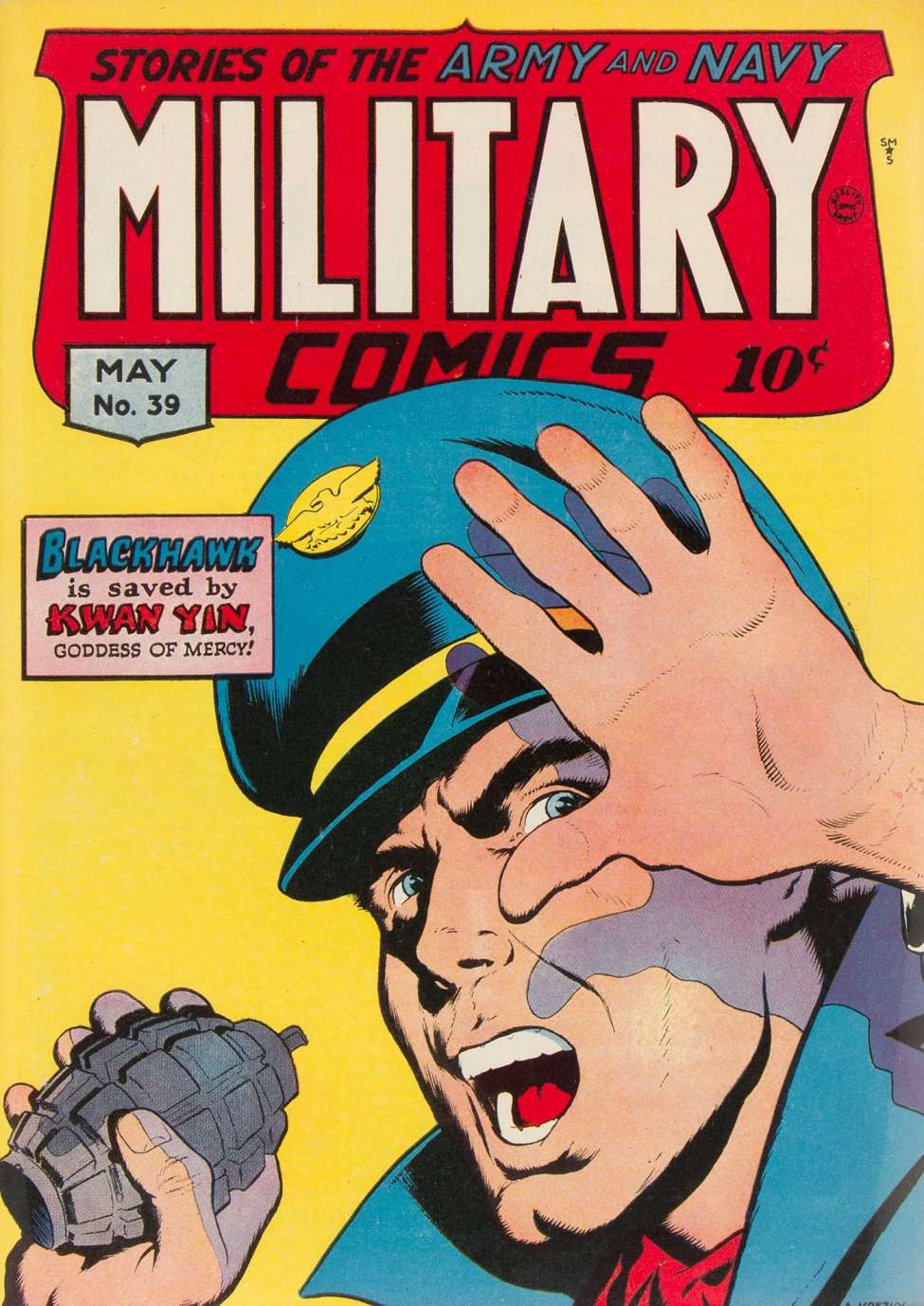 Book Cover For Military Comics 39