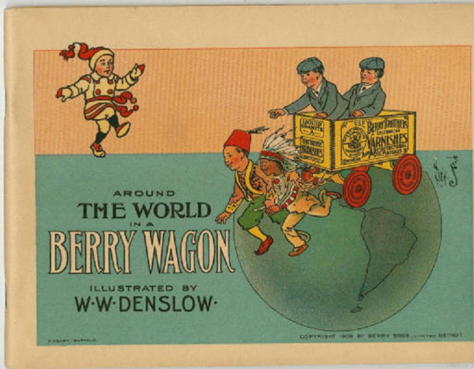 Book Cover For Around the World in a Berry Wagon