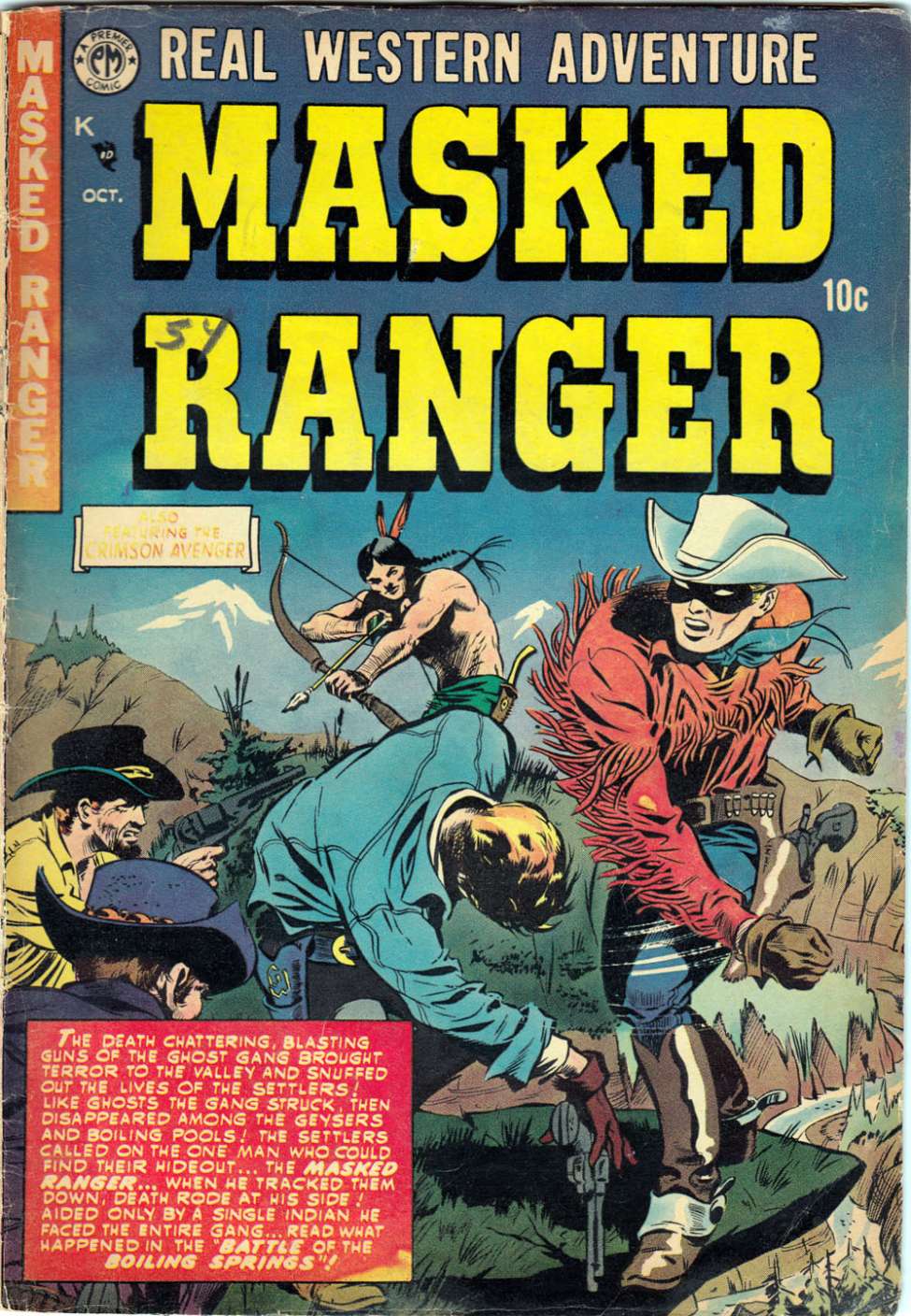 Comic Book Cover For Masked Ranger 4