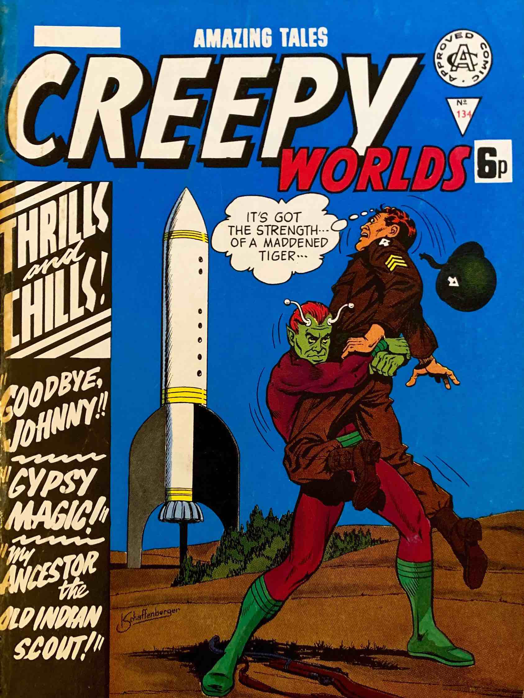 Book Cover For Creepy Worlds 134