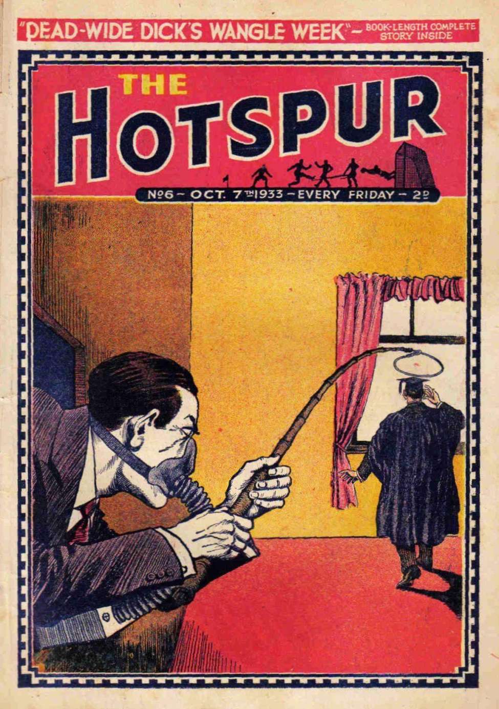 Comic Book Cover For The Hotspur 6