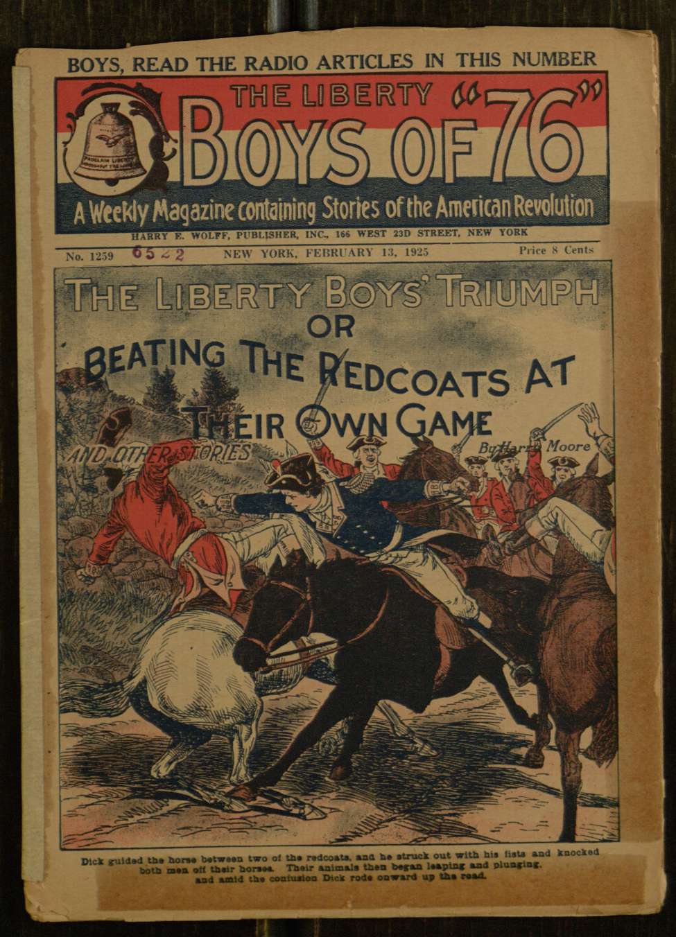 Book Cover For The Liberty Boys of 76 1259 - The Liberty Boys' Triumph