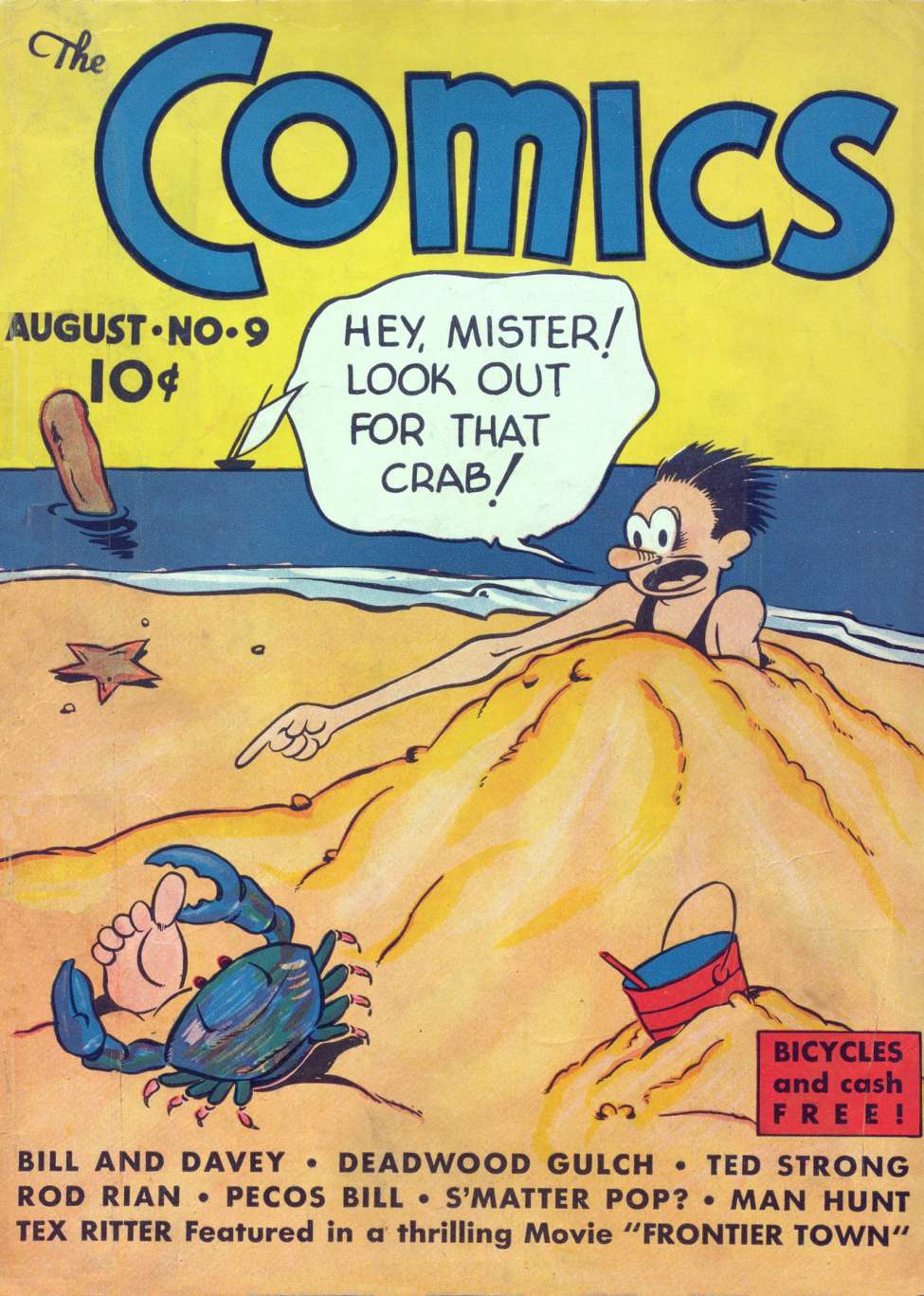 Comic Book Cover For The Comics 9