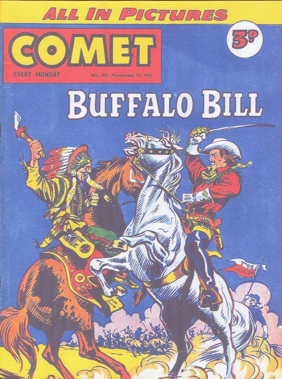 Comic Book Cover For The Comet 383 - Version 2