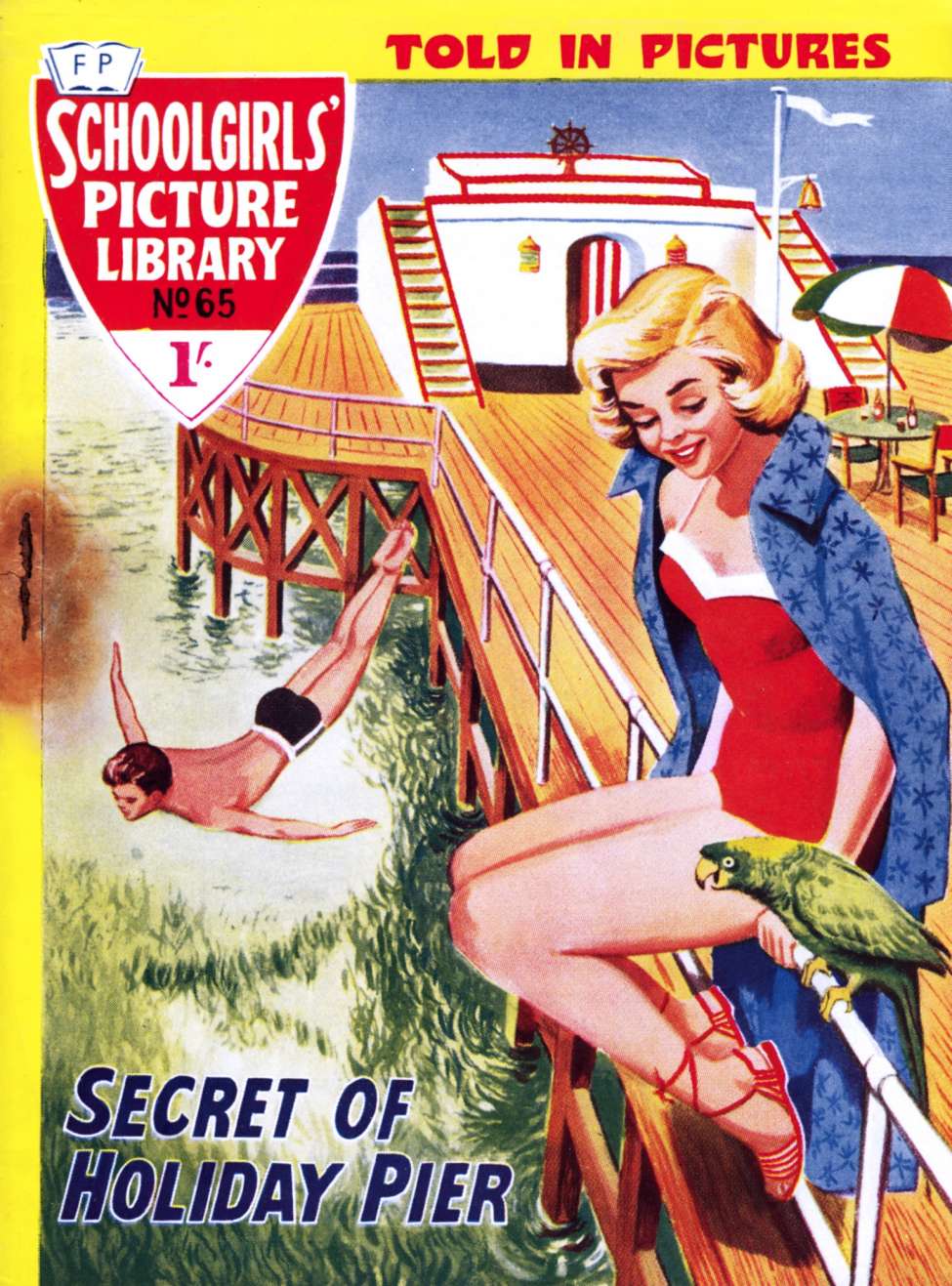 Book Cover For Schoolgirls' Picture Library 65 - Secret of Holiday Pier