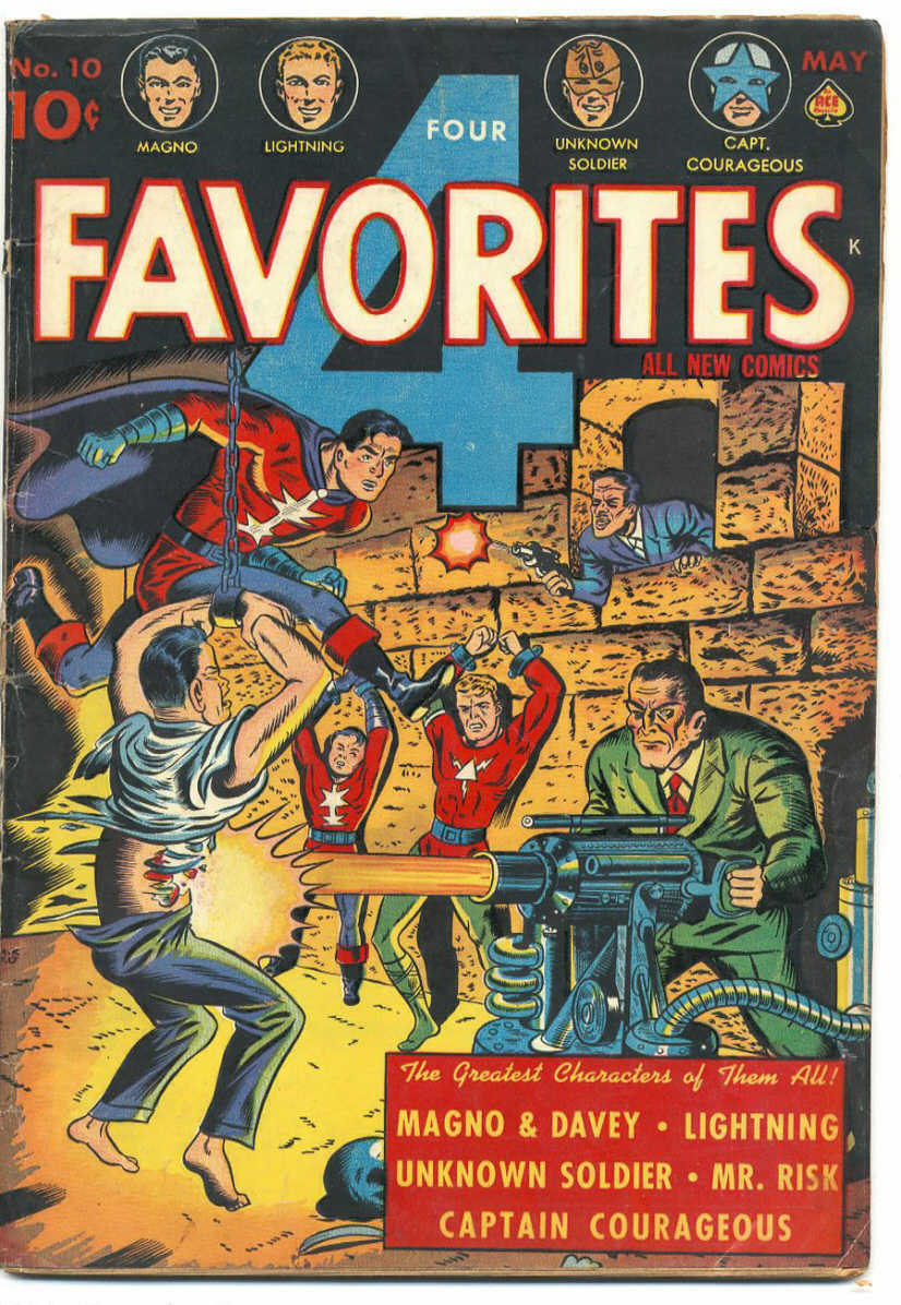 Comic Book Cover For Four Favorites 10