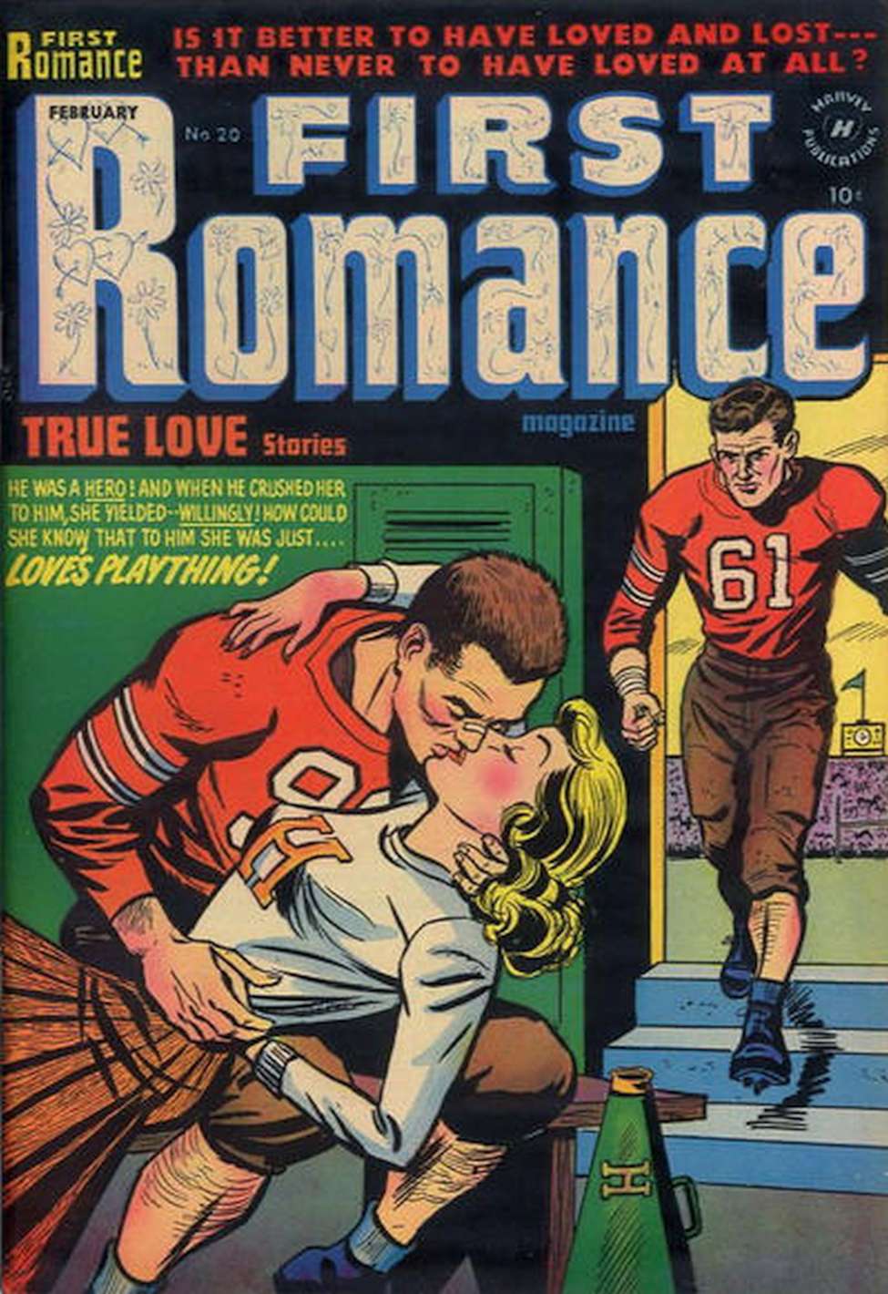Comic Book Cover For First Romance Magazine 20