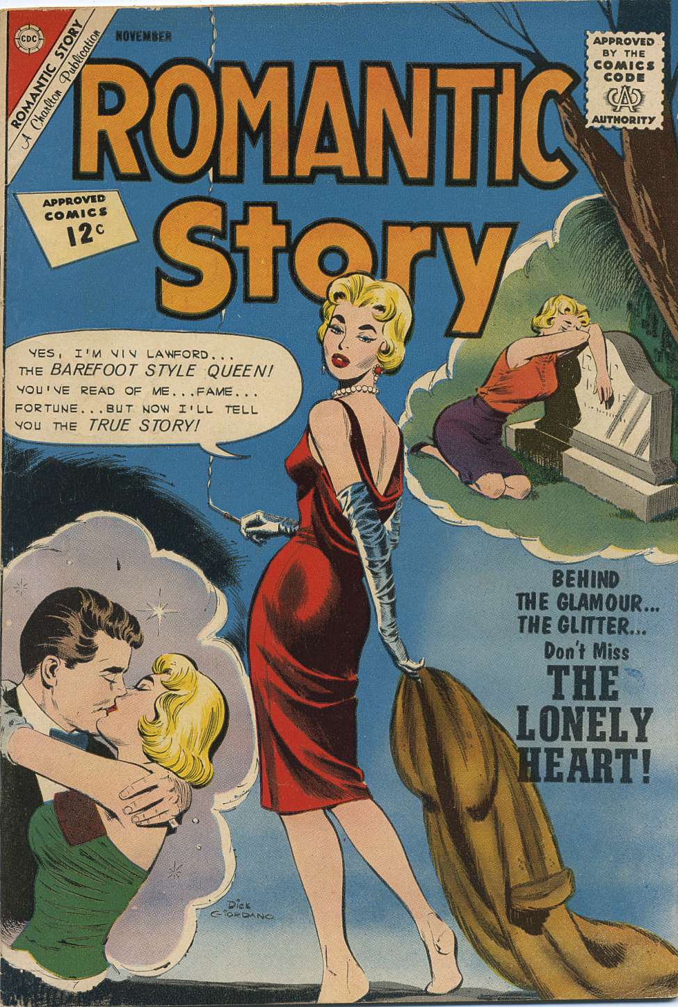 Comic Book Cover For Romantic Story 63