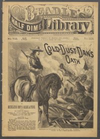 Large Thumbnail For Beadle's Half Dime Library 755 - Gold-Dust Dan's Oath