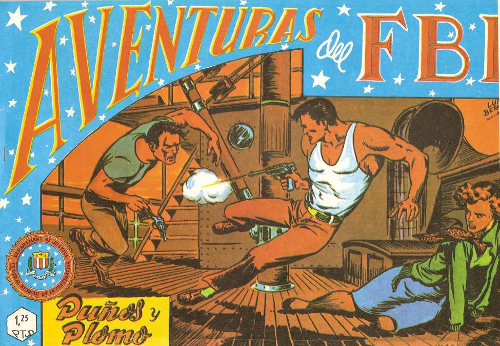 Comic Book Cover For Aventuras del FBI 6 Puños y plomo
