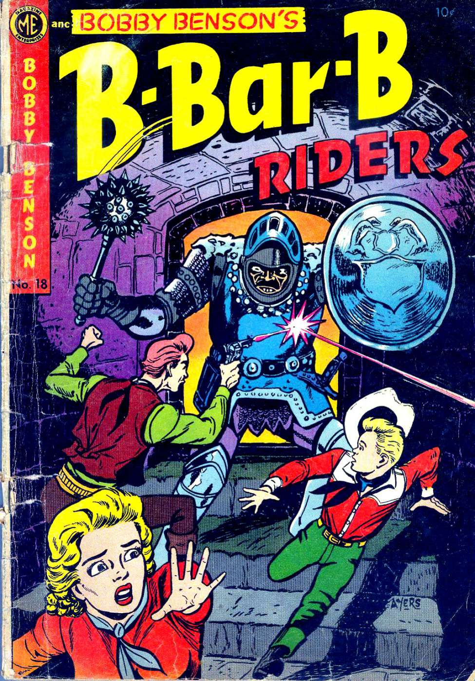 Comic Book Cover For Bobby Benson's B-Bar-B Riders 18