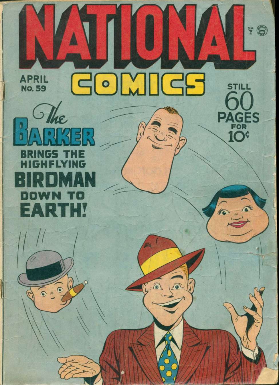 Comic Book Cover For National Comics 59