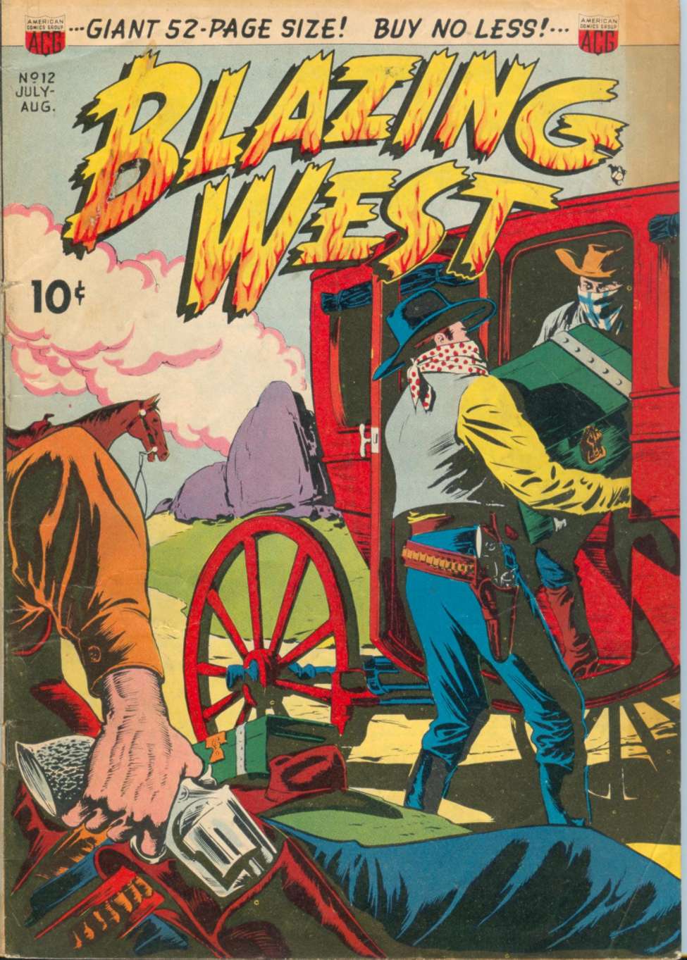 Book Cover For Blazing West 12