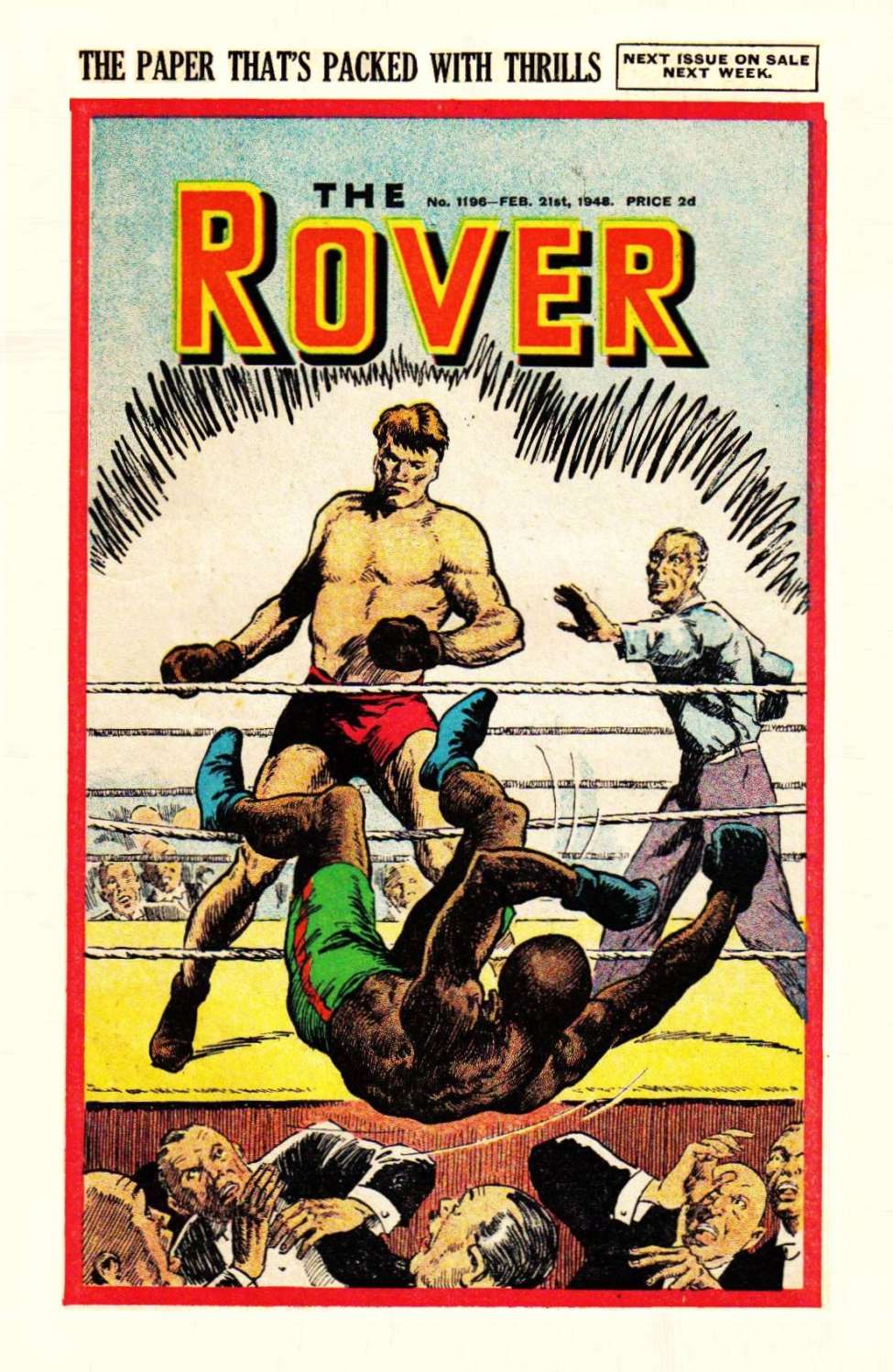 Comic Book Cover For The Rover 1196