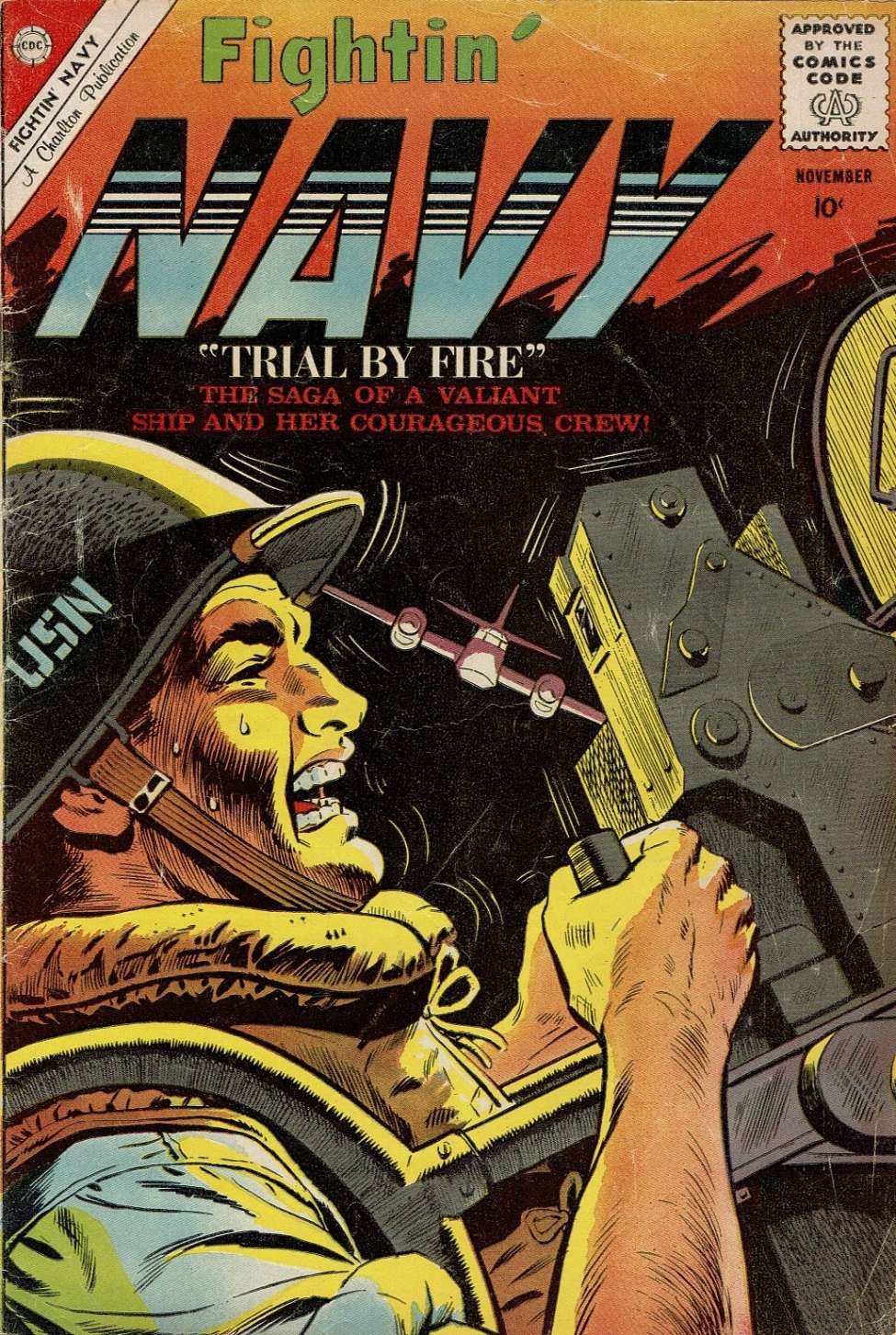 Comic Book Cover For Fightin' Navy 95