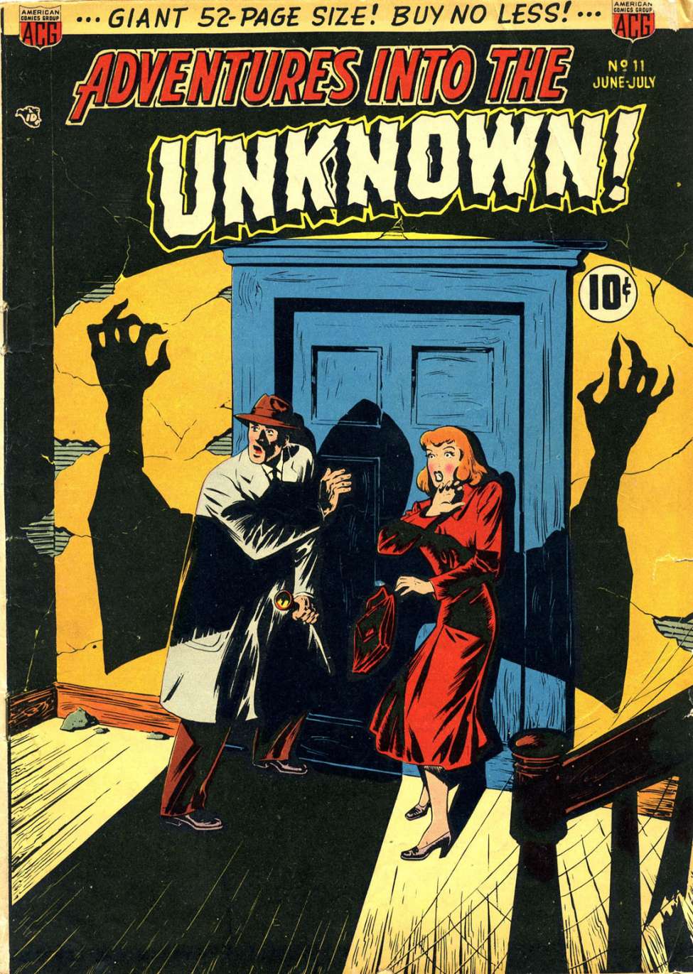 Comic Book Cover For Adventures into the Unknown 11
