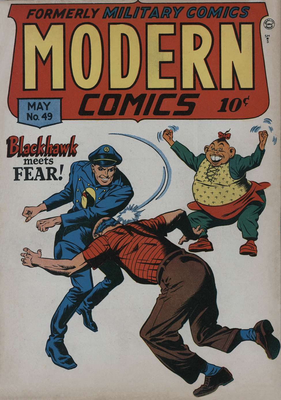 Comic Book Cover For Modern Comics 49