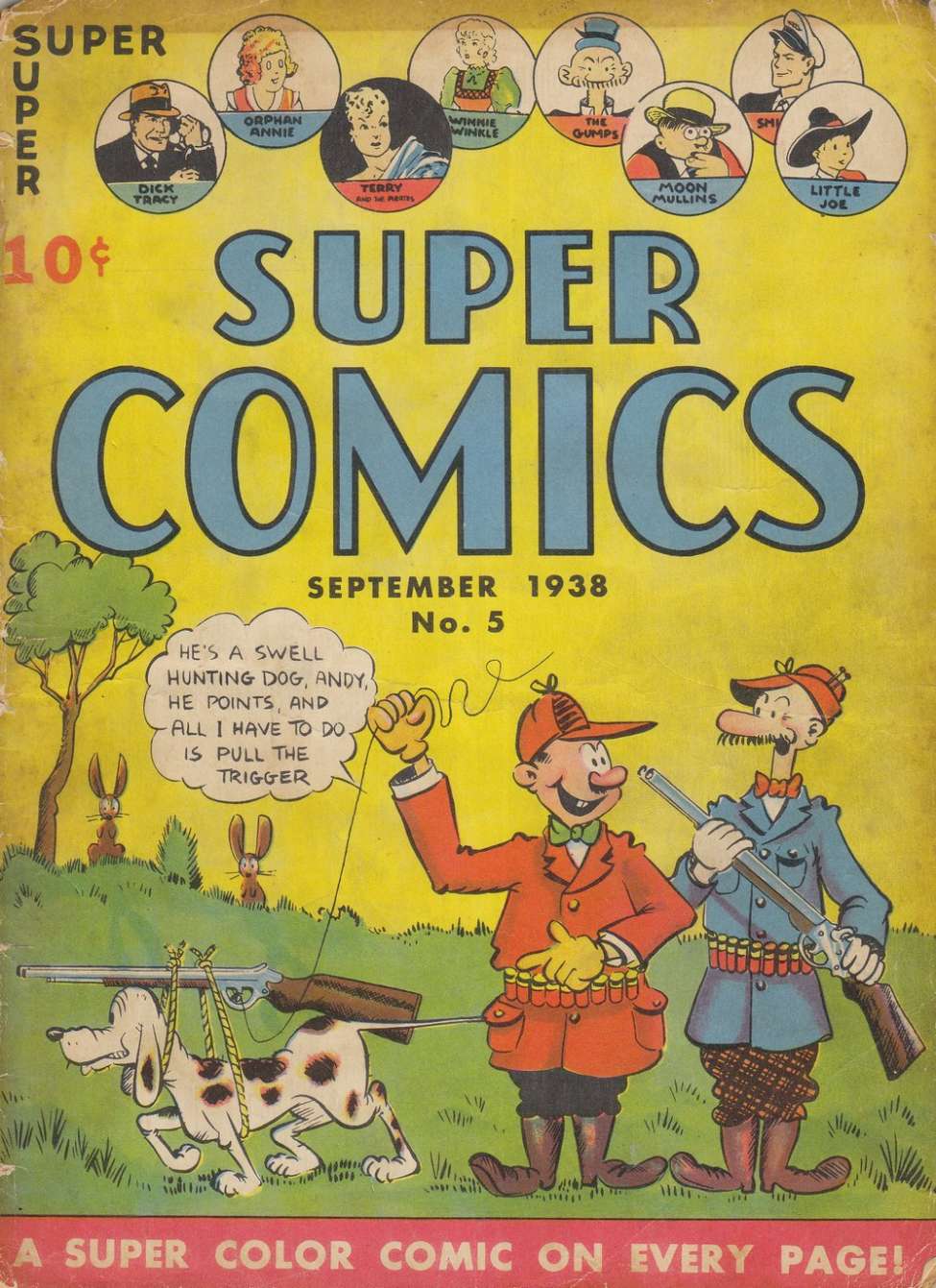 Book Cover For Super Comics 5