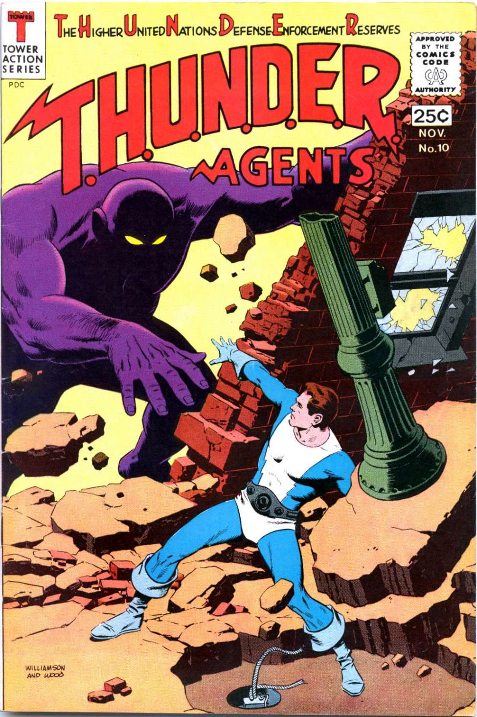 Comic Book Cover For T.H.U.N.D.E.R. Agents 10