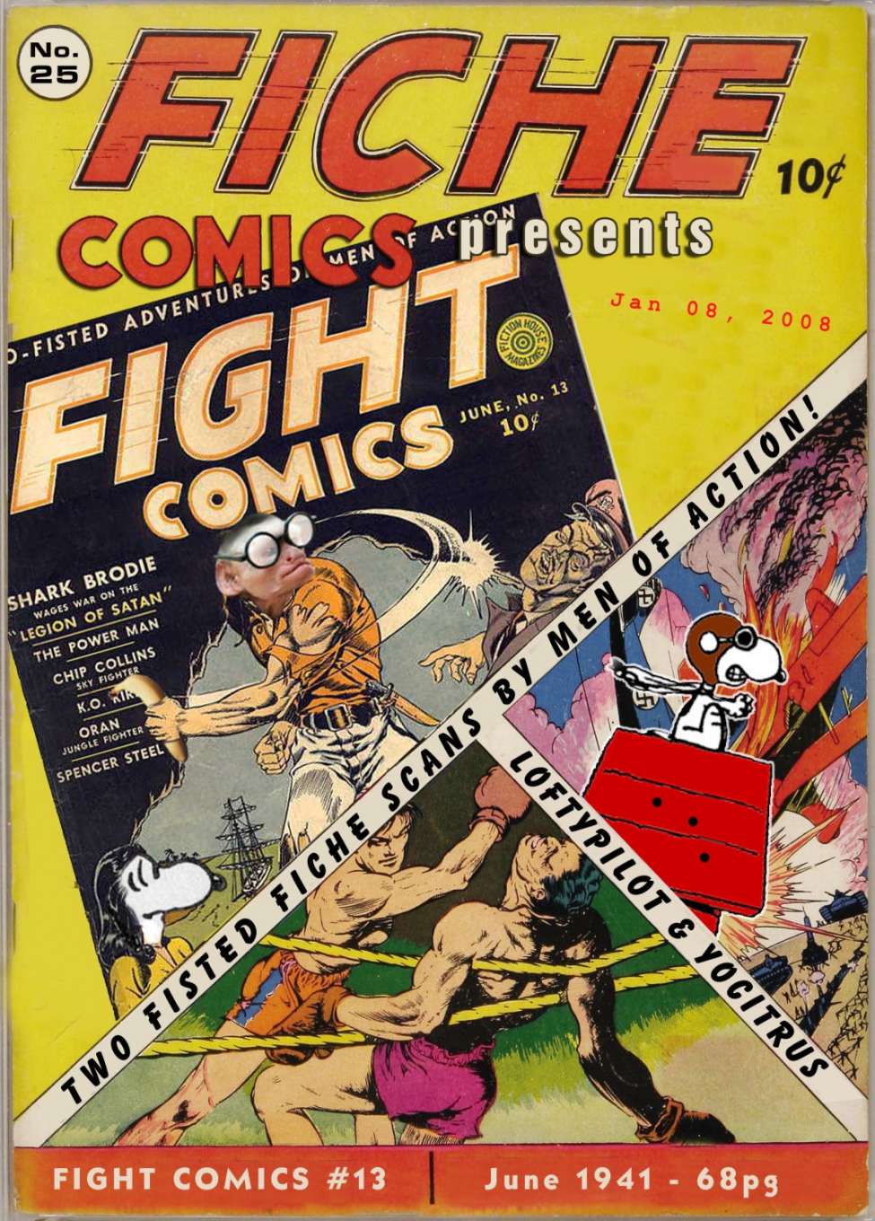 Comic Book Cover For Fight Comics 13