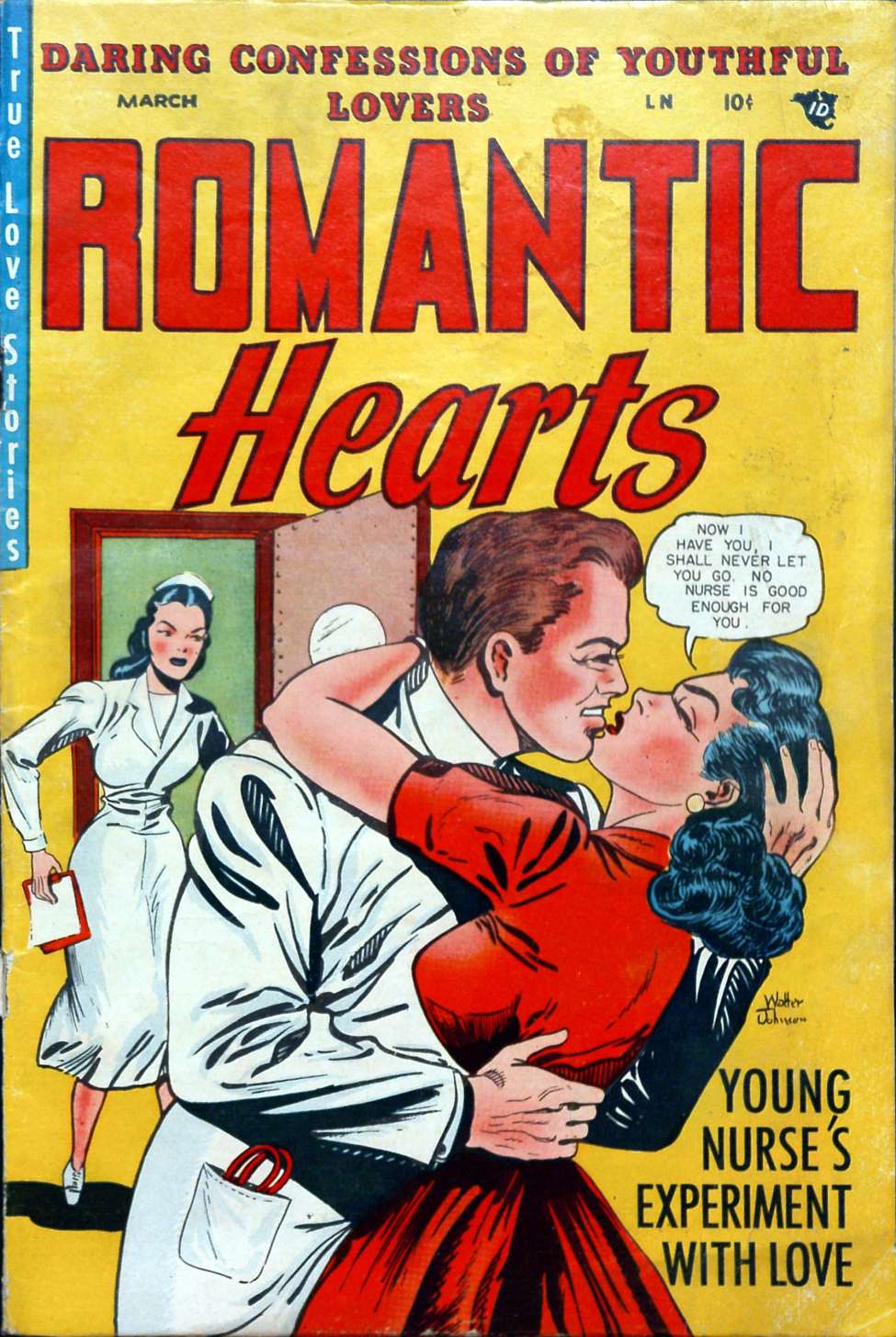 Comic Book Cover For Romantic Hearts v1 1