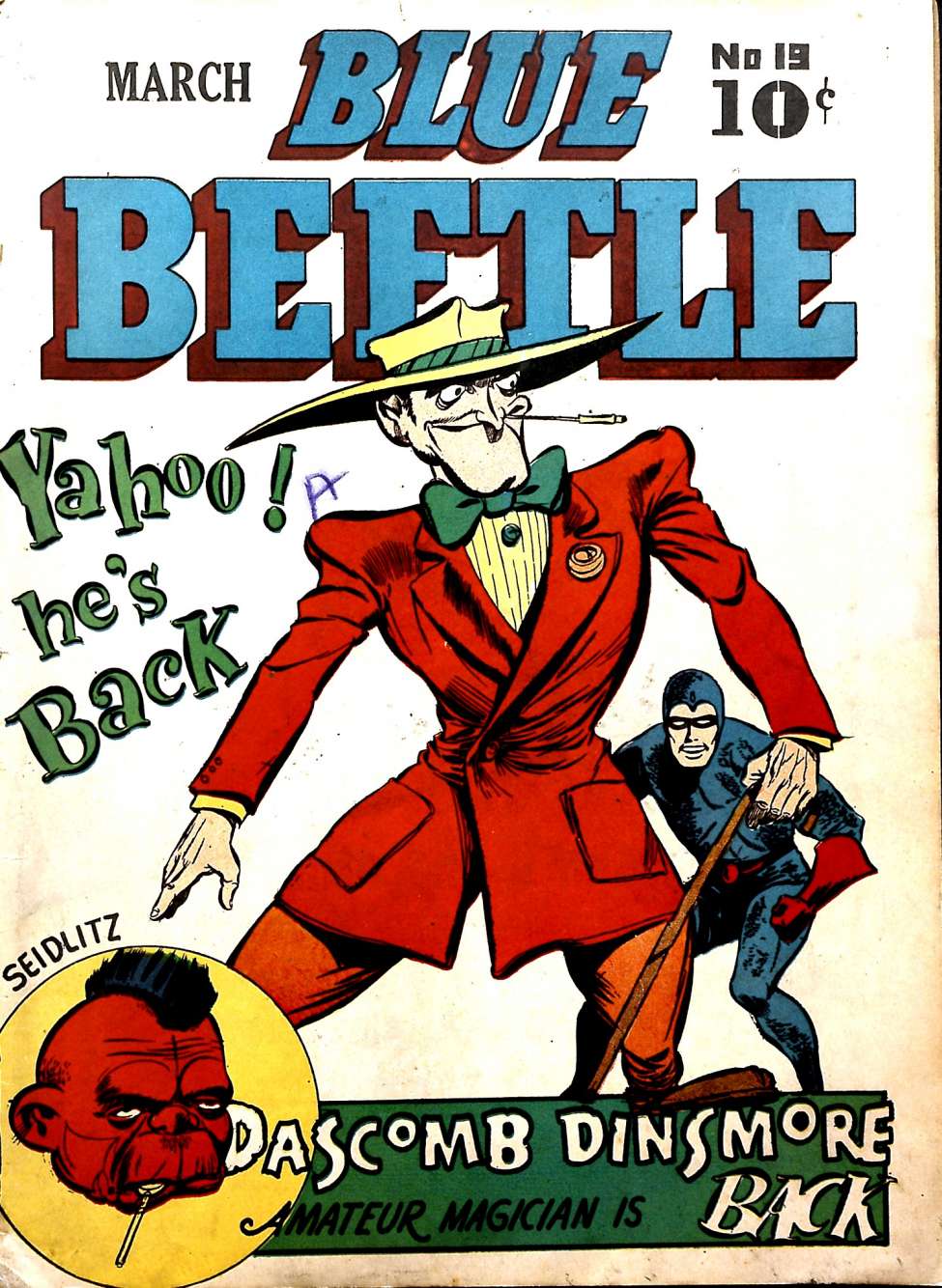 Comic Book Cover For Blue Beetle 19