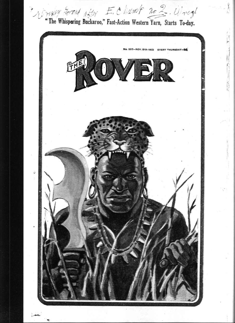 Book Cover For The Rover 553