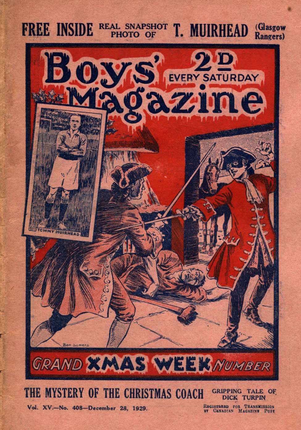 Book Cover For Boys' Magazine 408