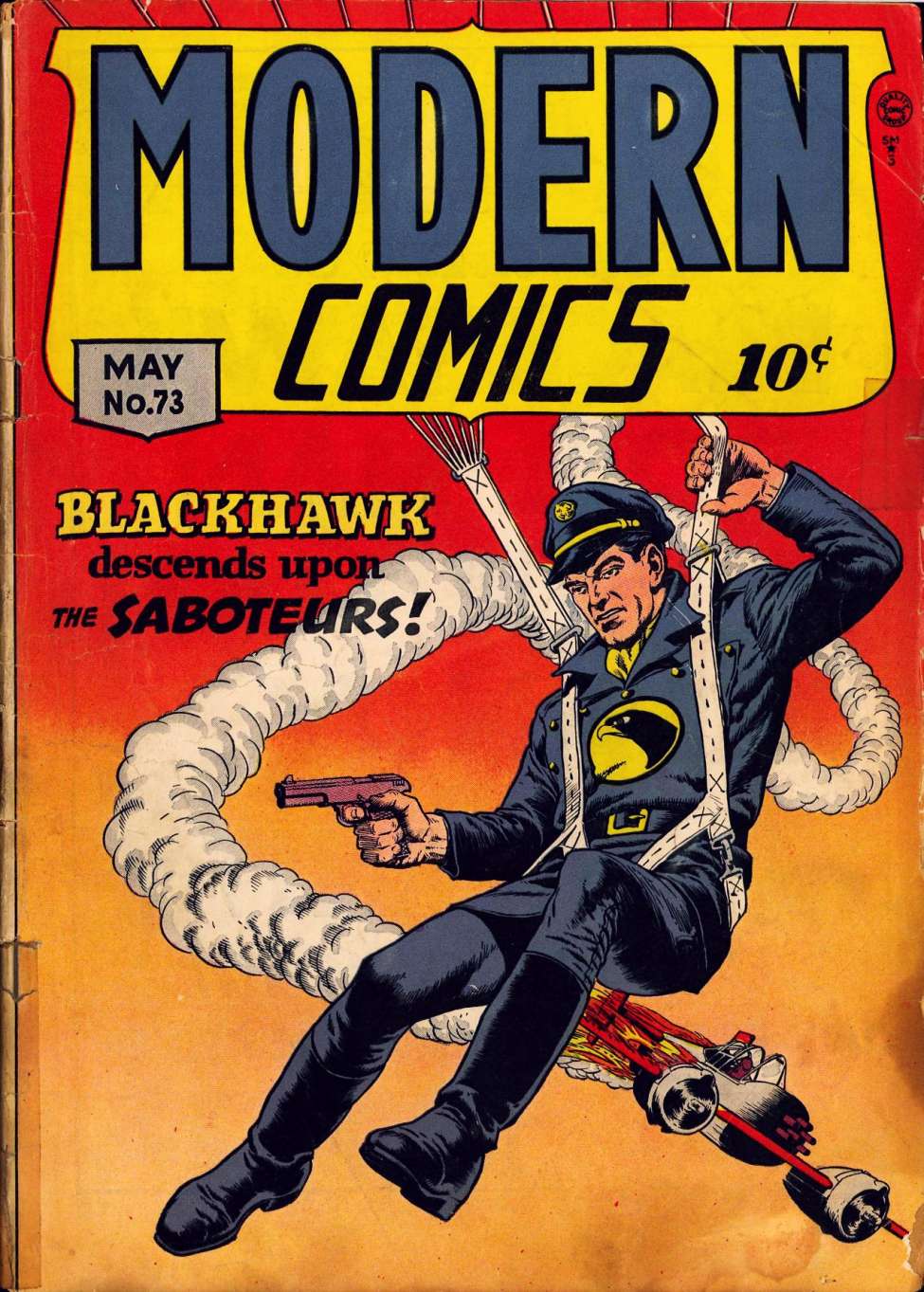 Comic Book Cover For Modern Comics 73