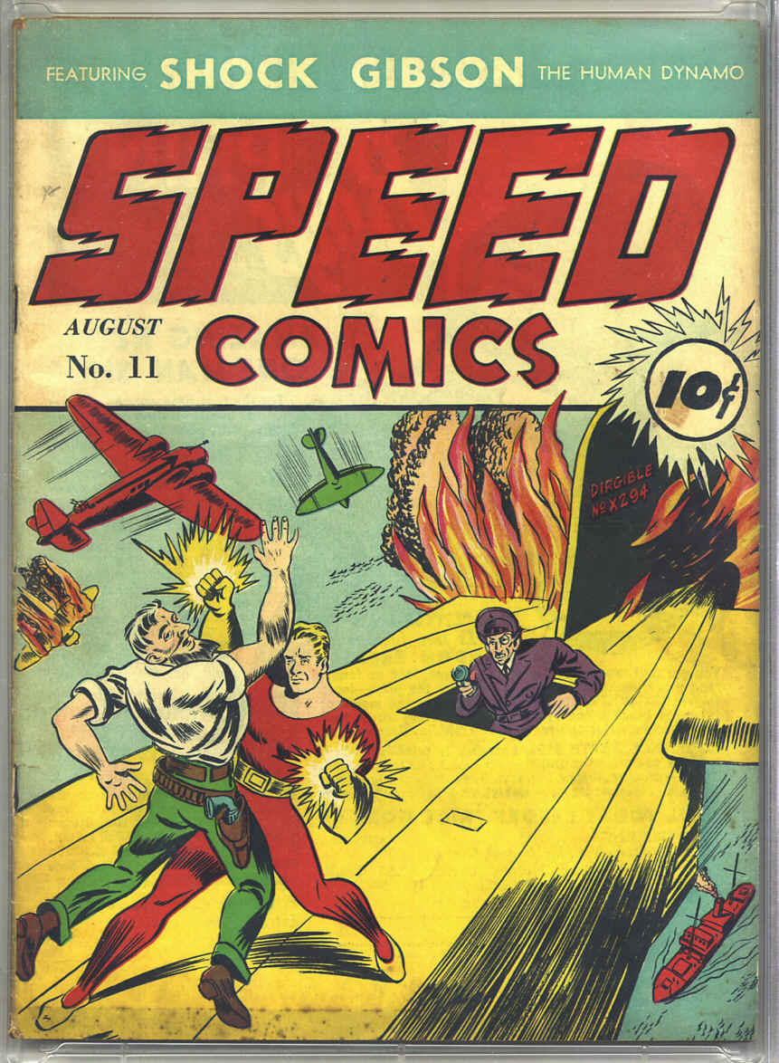 Book Cover For Speed Comics 11
