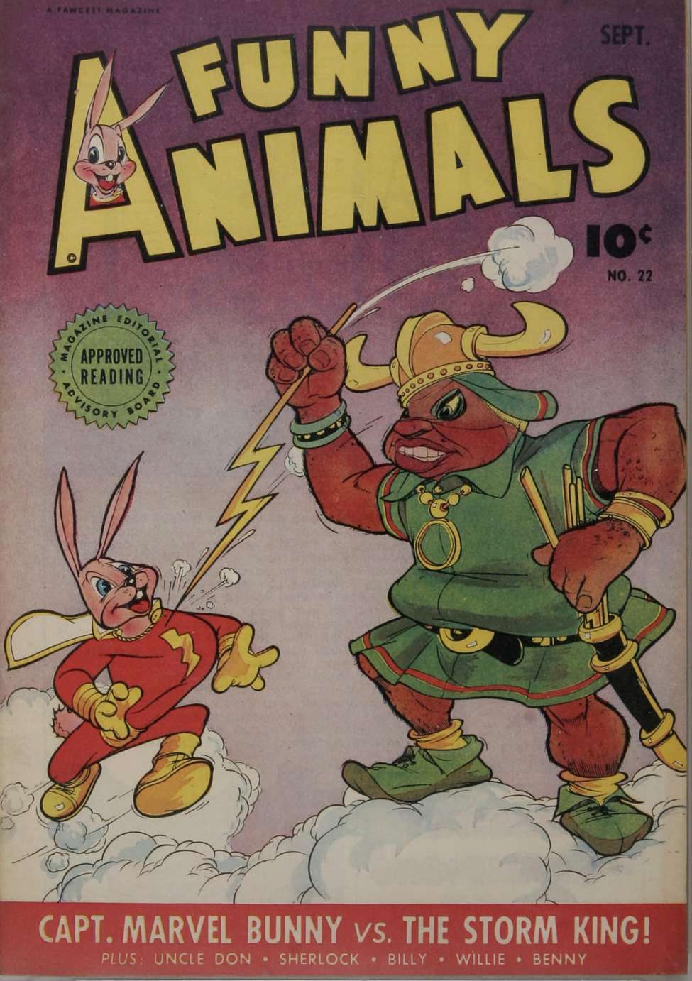 Book Cover For Fawcett's Funny Animals 22