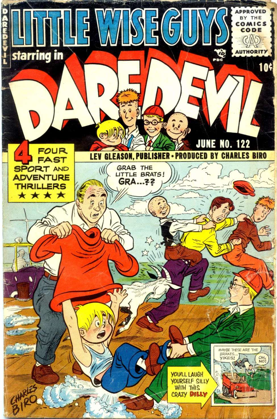 Comic Book Cover For Daredevil Comics 122